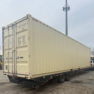 Front corner view of the product