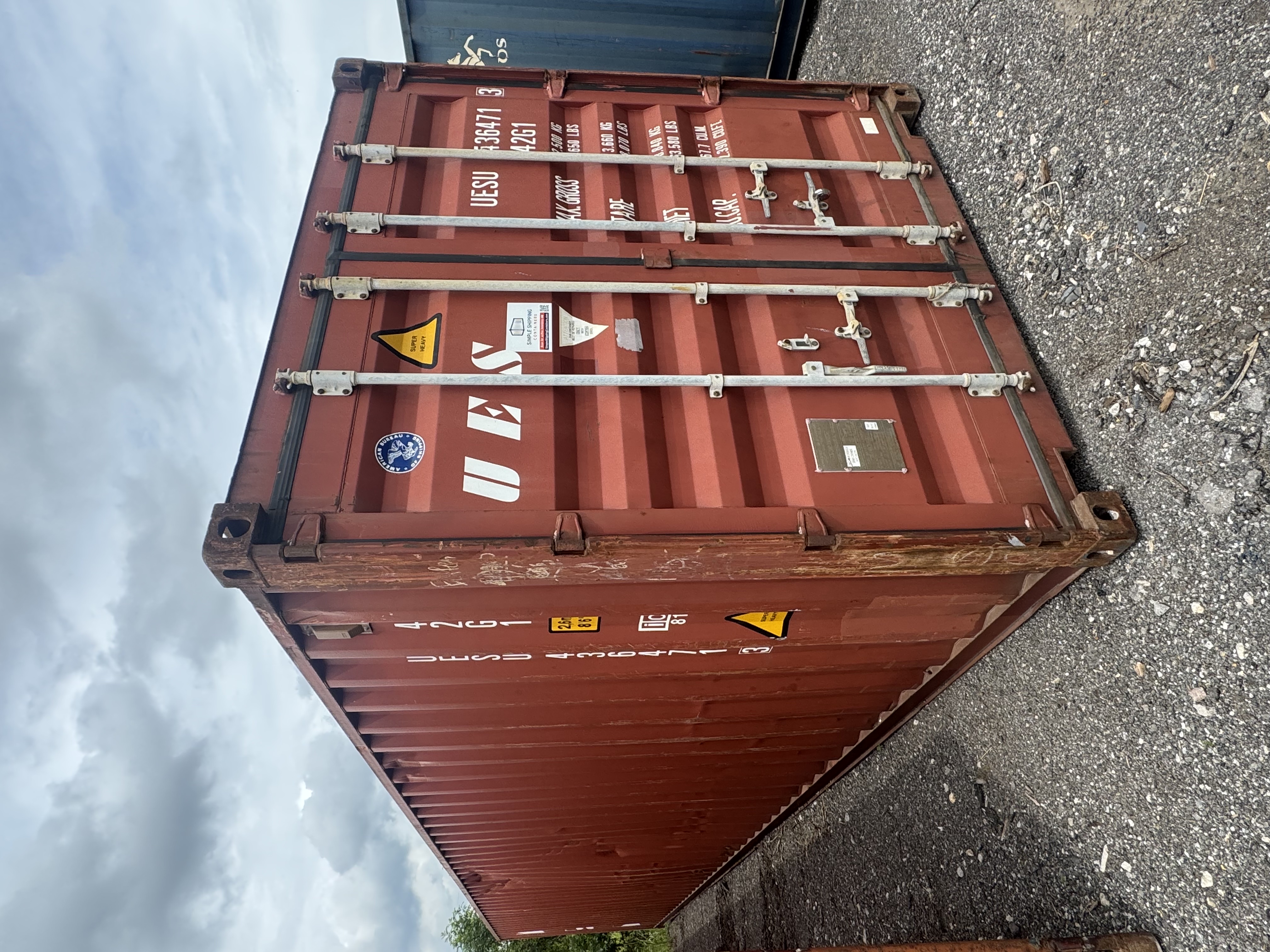 Front corner view of the product
