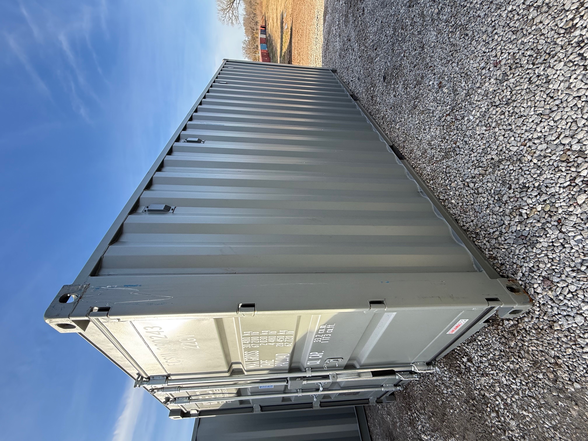 Front corner view of the product