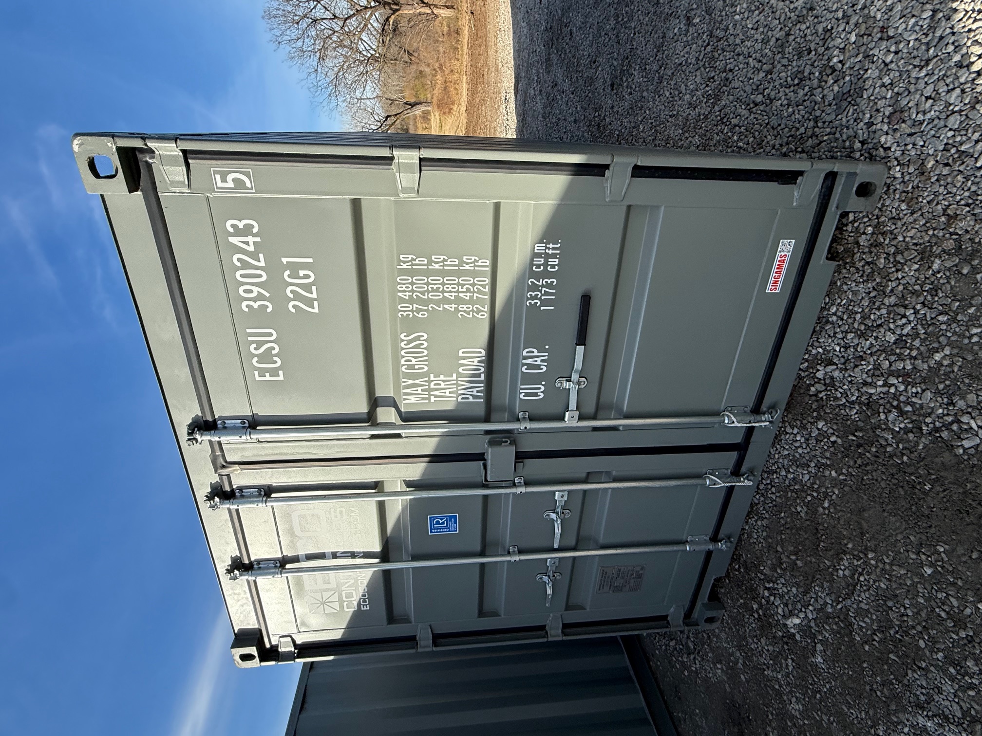 Front view of the product