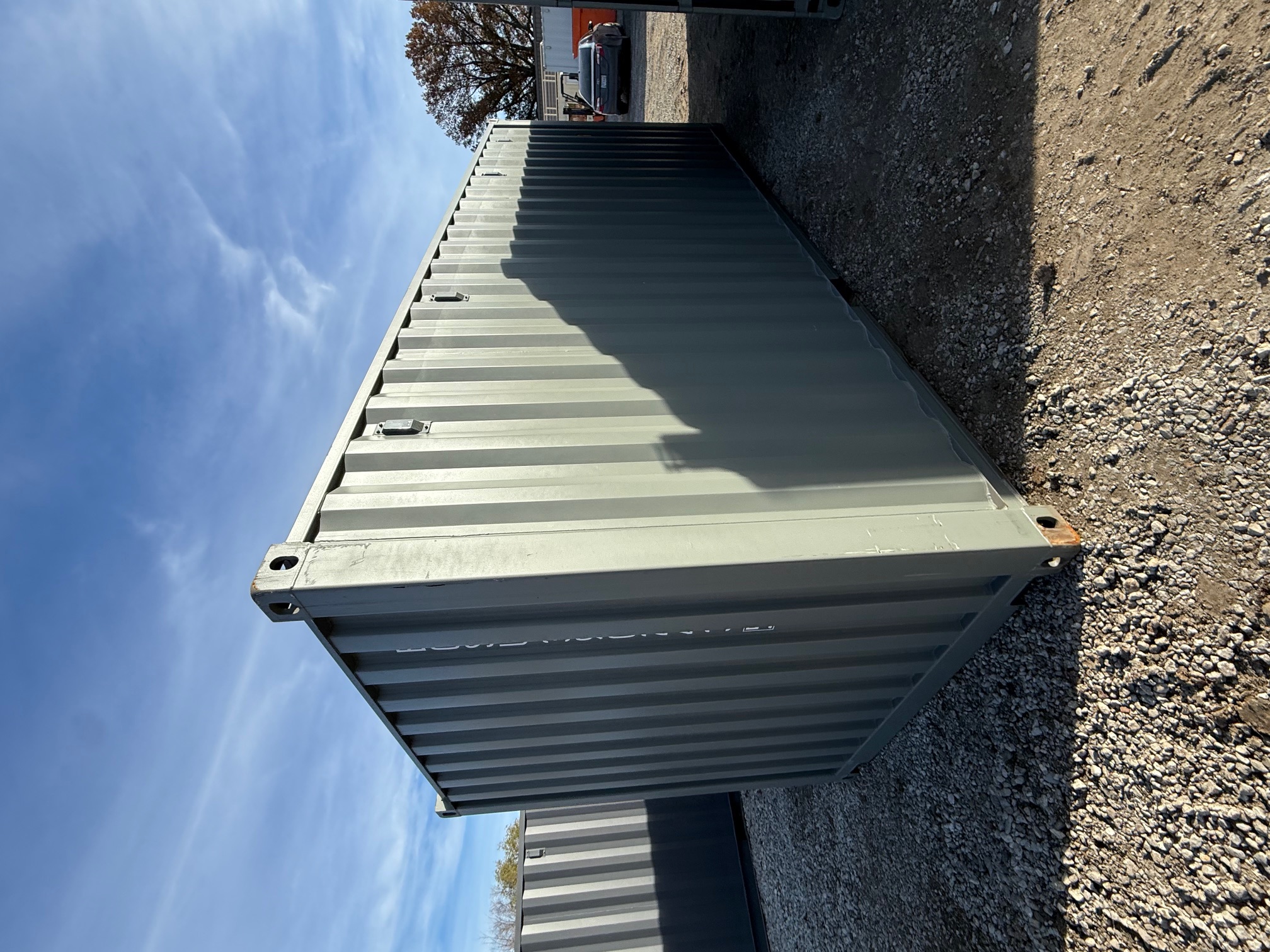 Rear corner view of the product