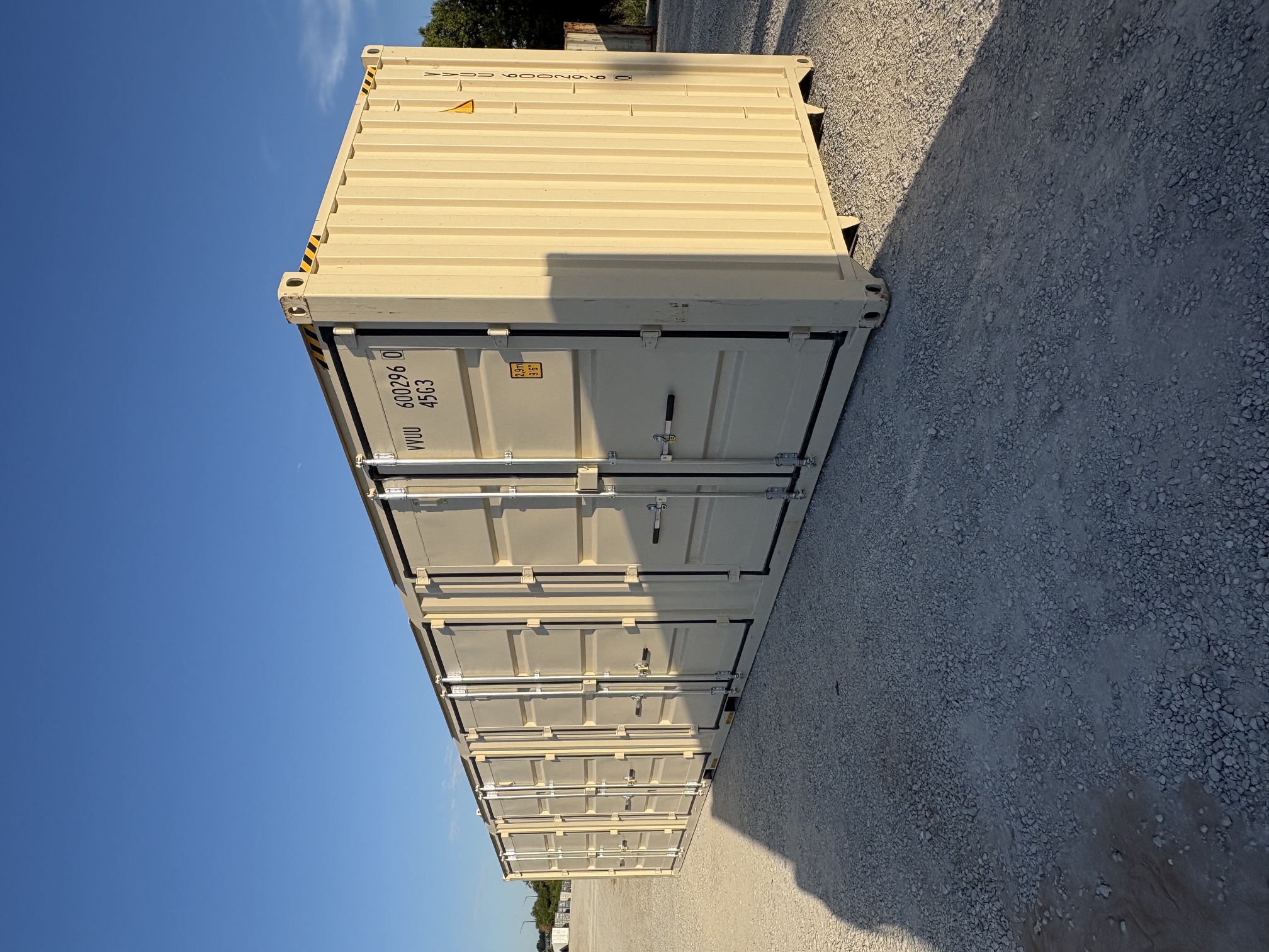 Rear corner view of the product