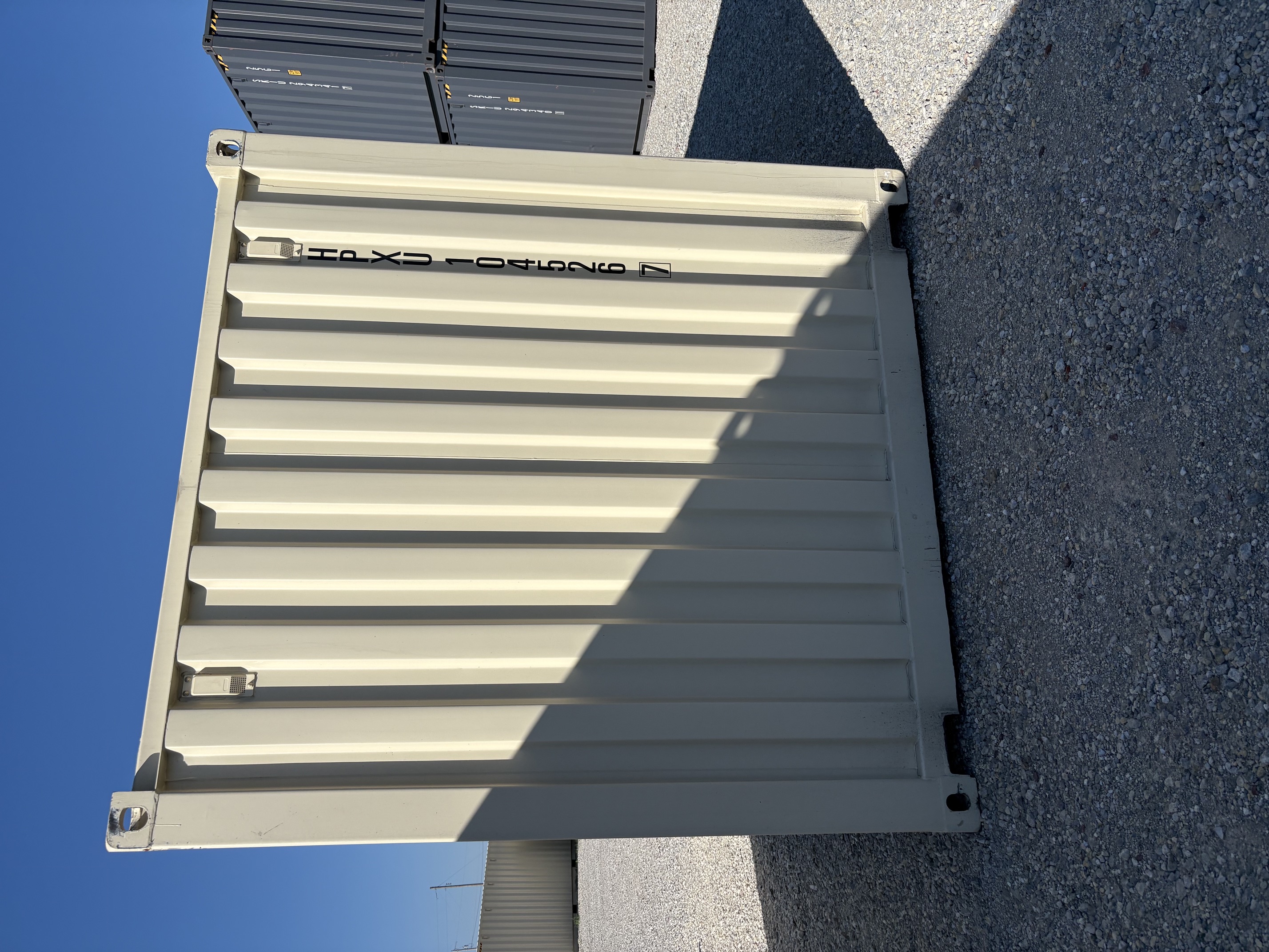 Rear corner view of the product