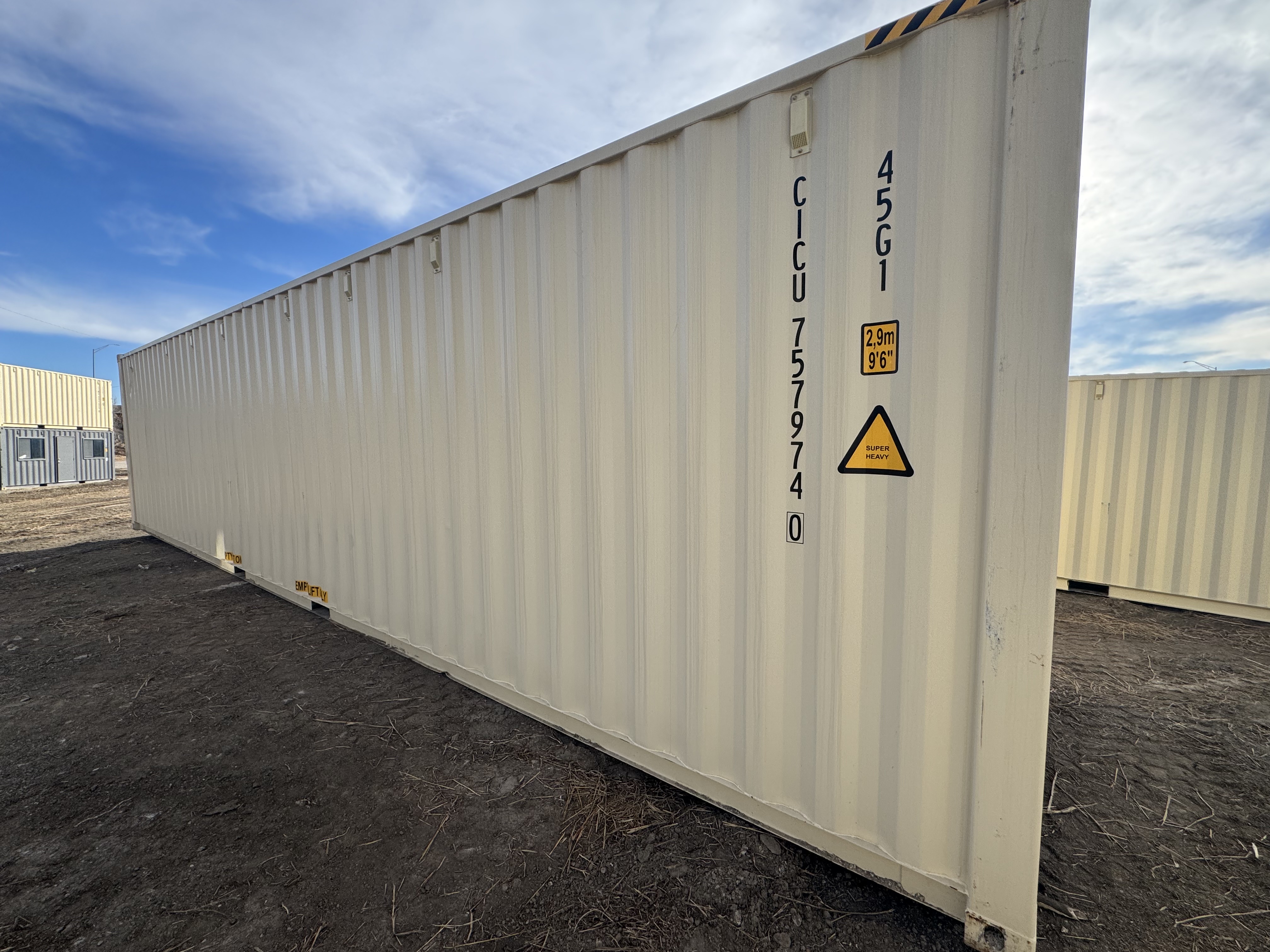 Front corner view of the product