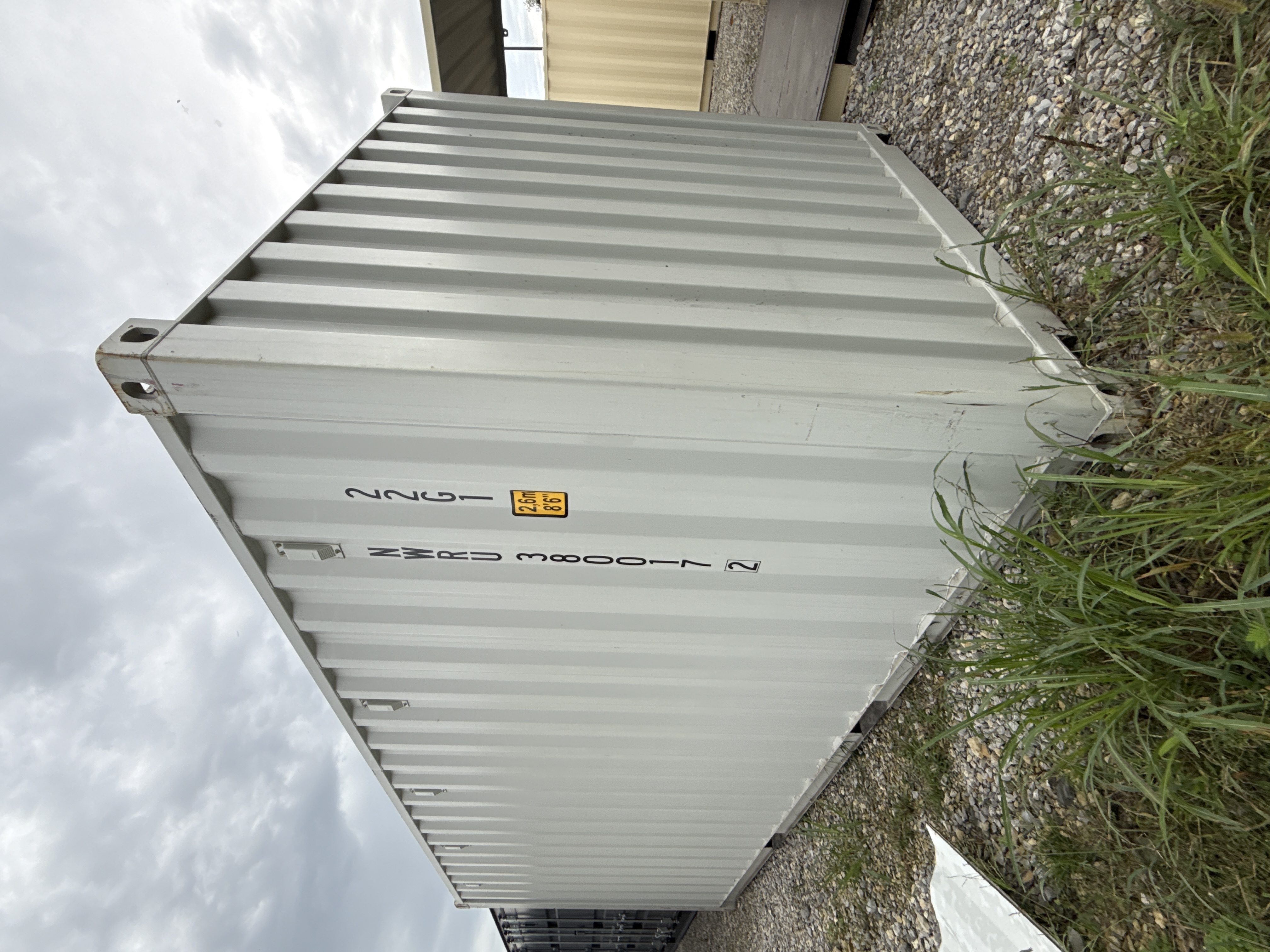 Rear corner view of the product