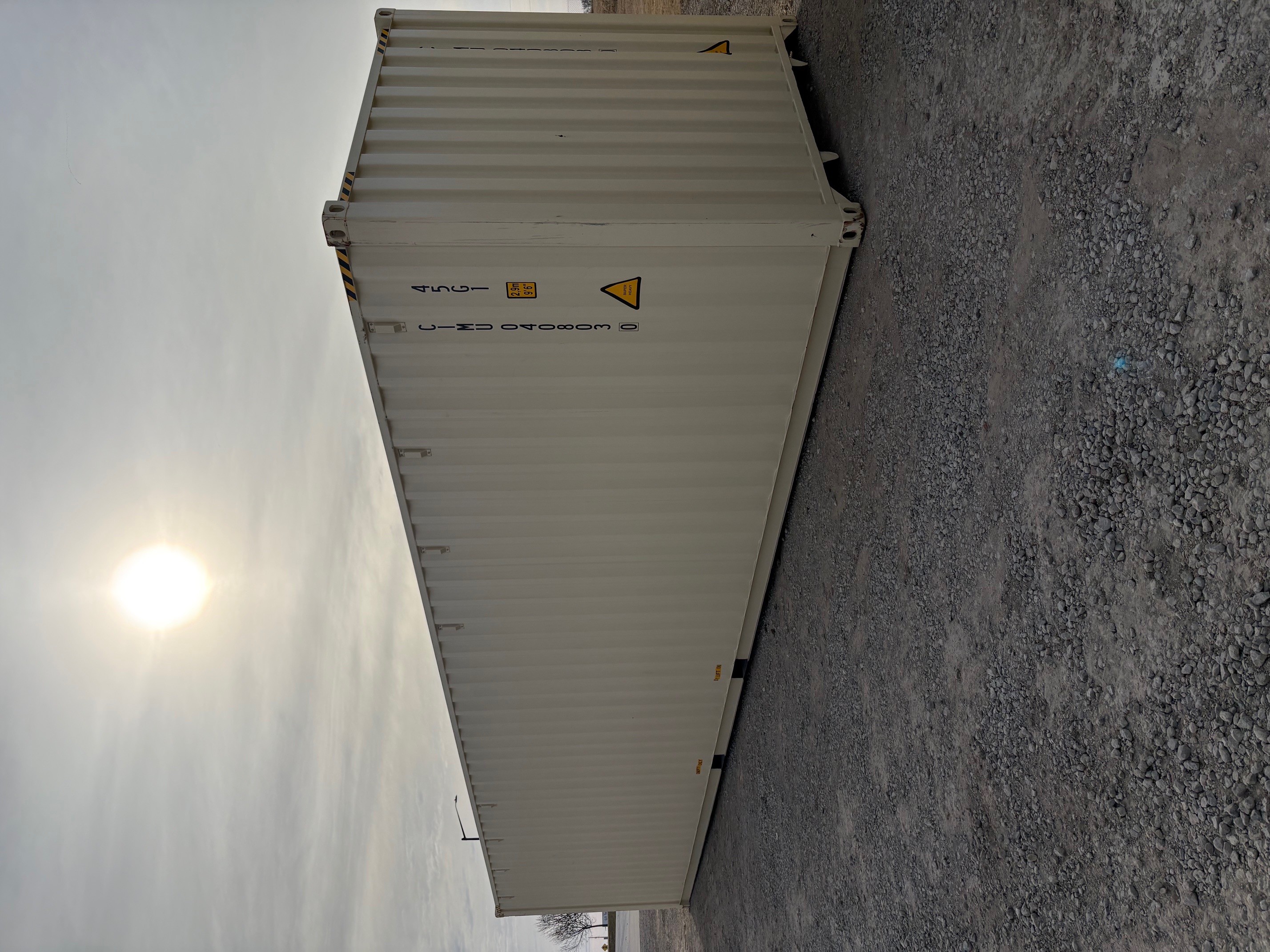 Rear corner view of the product