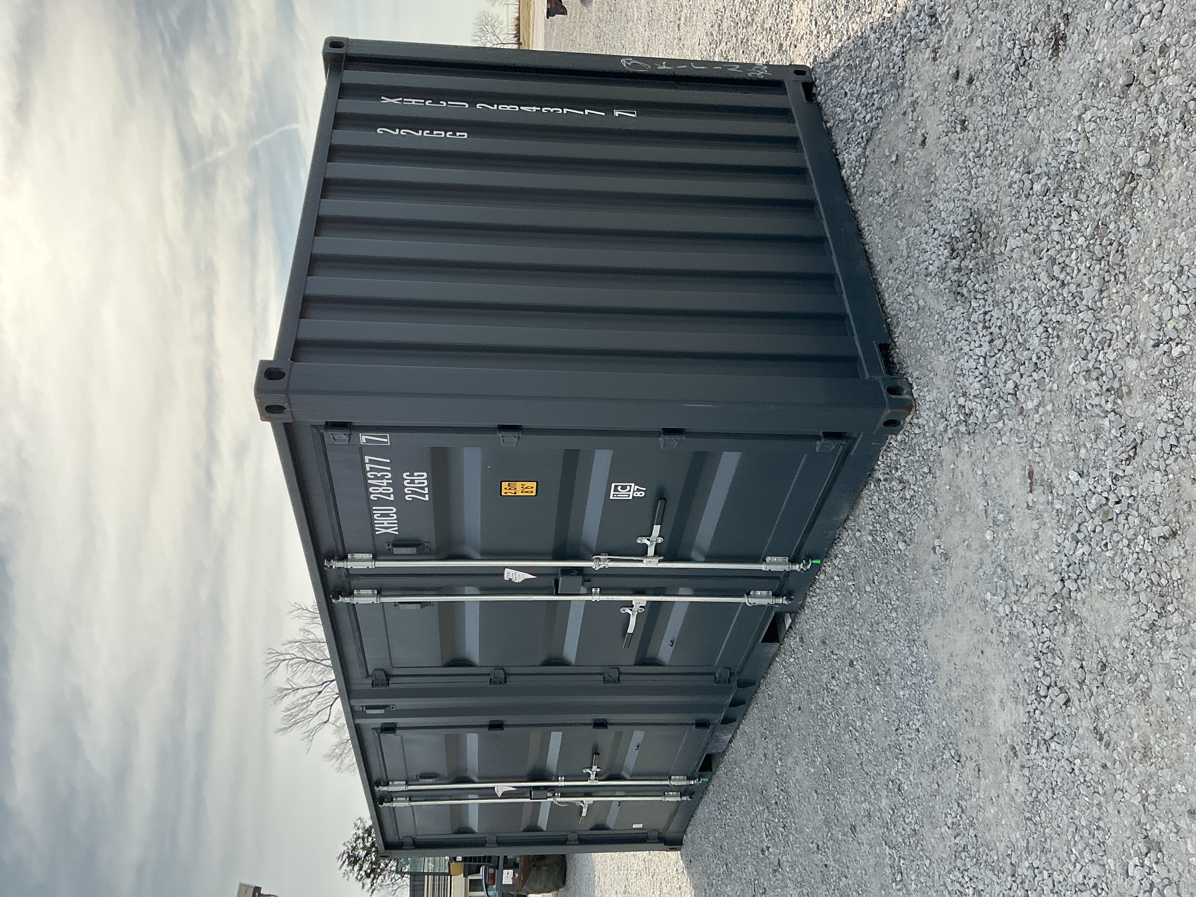 Rear corner view of the product