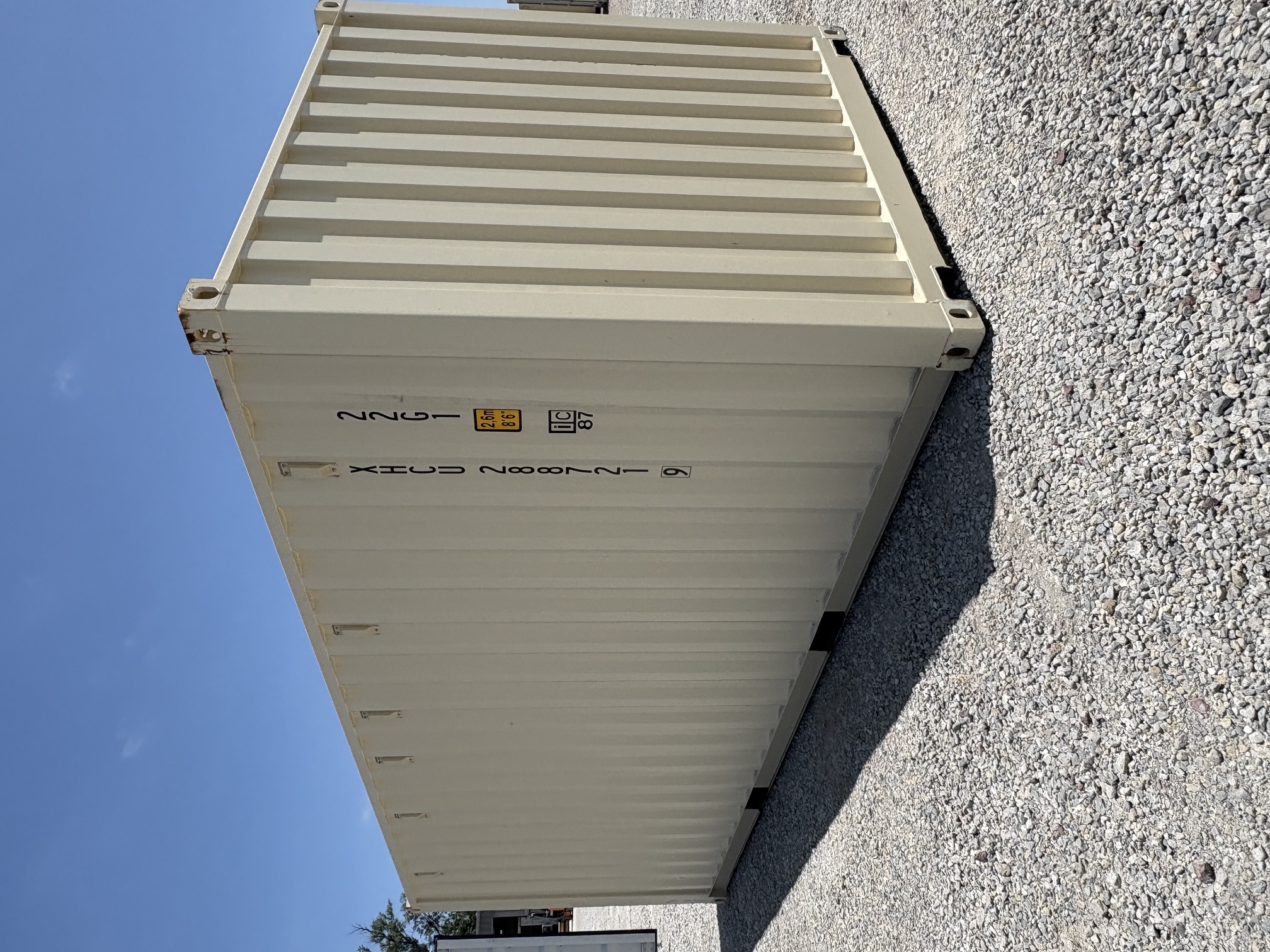 Rear corner view of the product