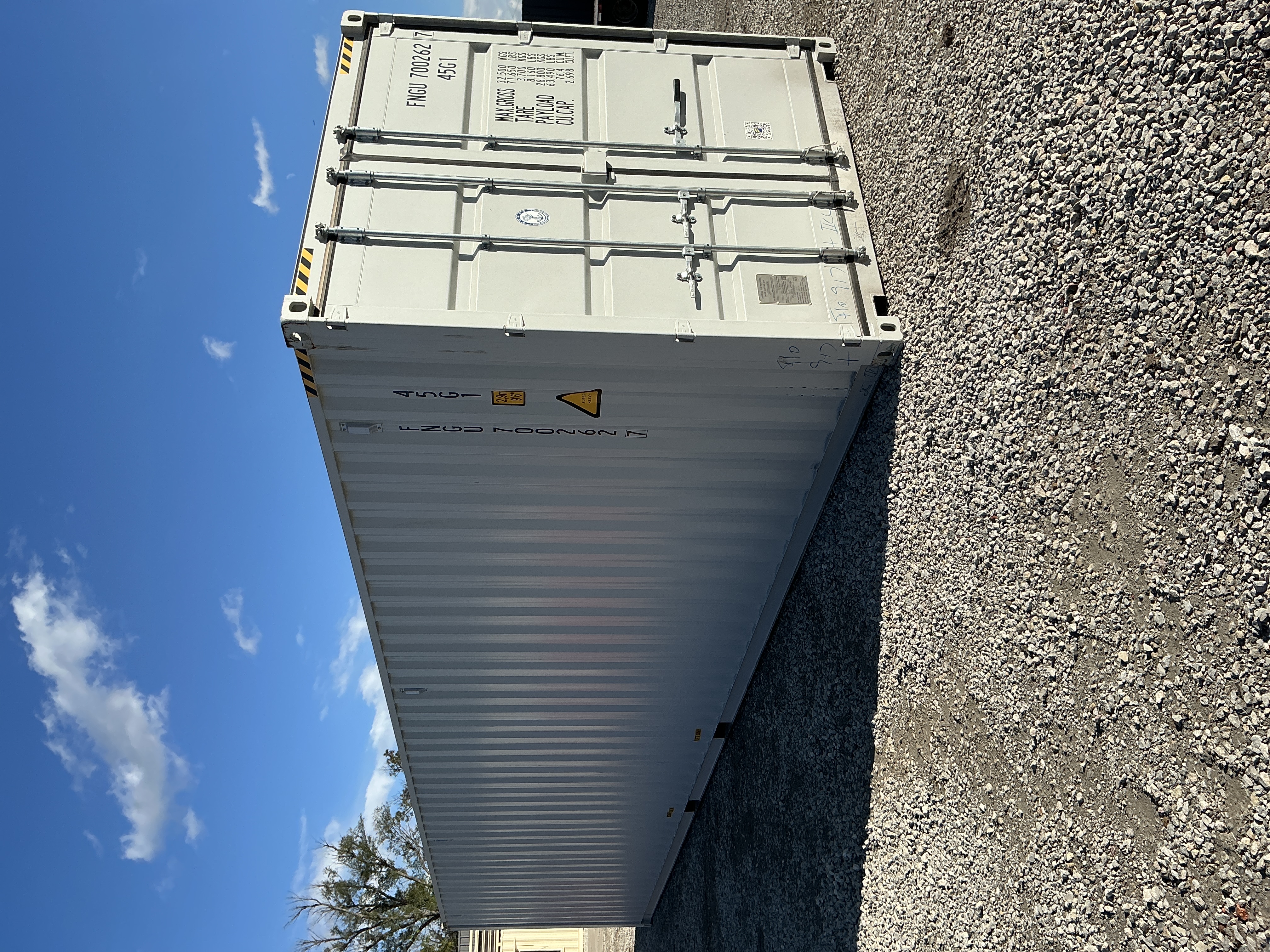 Front corner view of the product