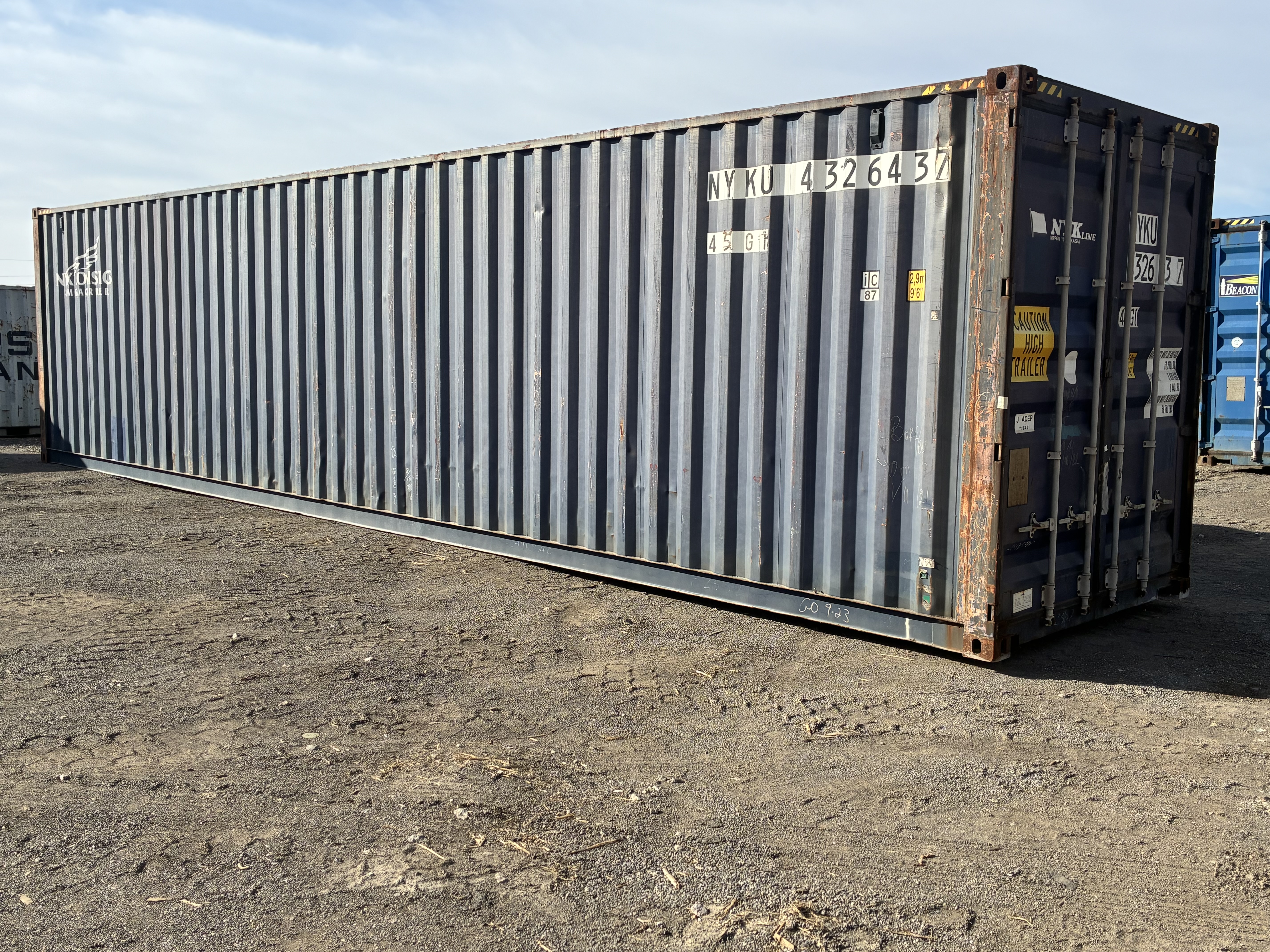 Front corner view of the product