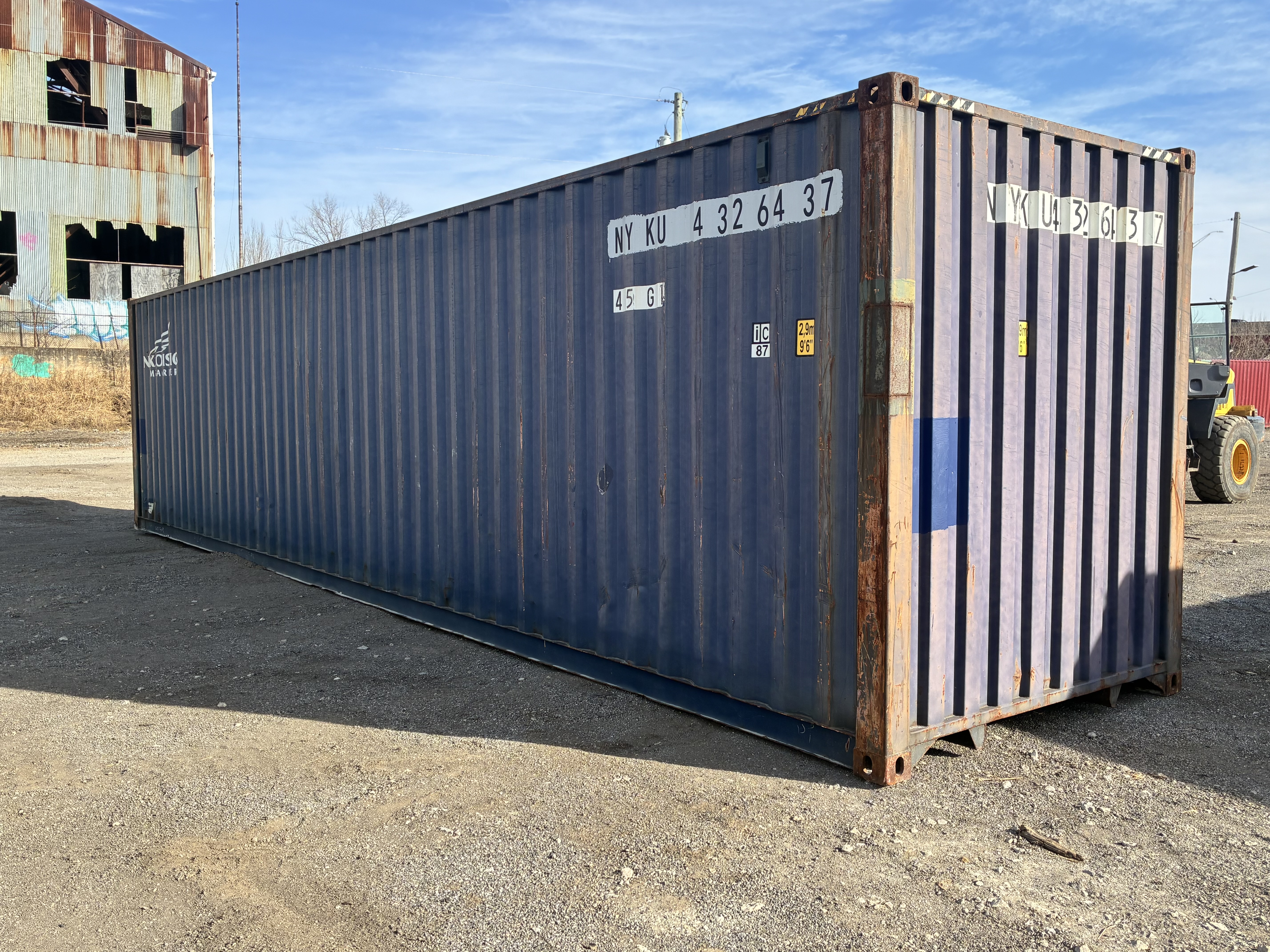 Rear corner view of the product