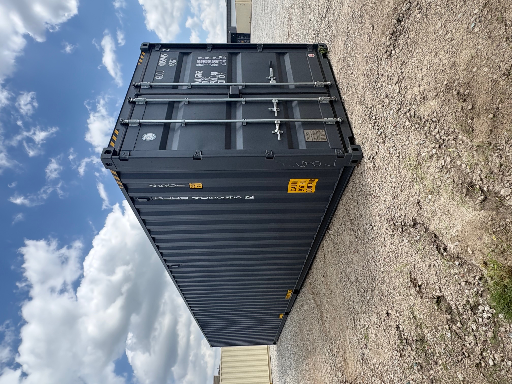 Front corner view of the product