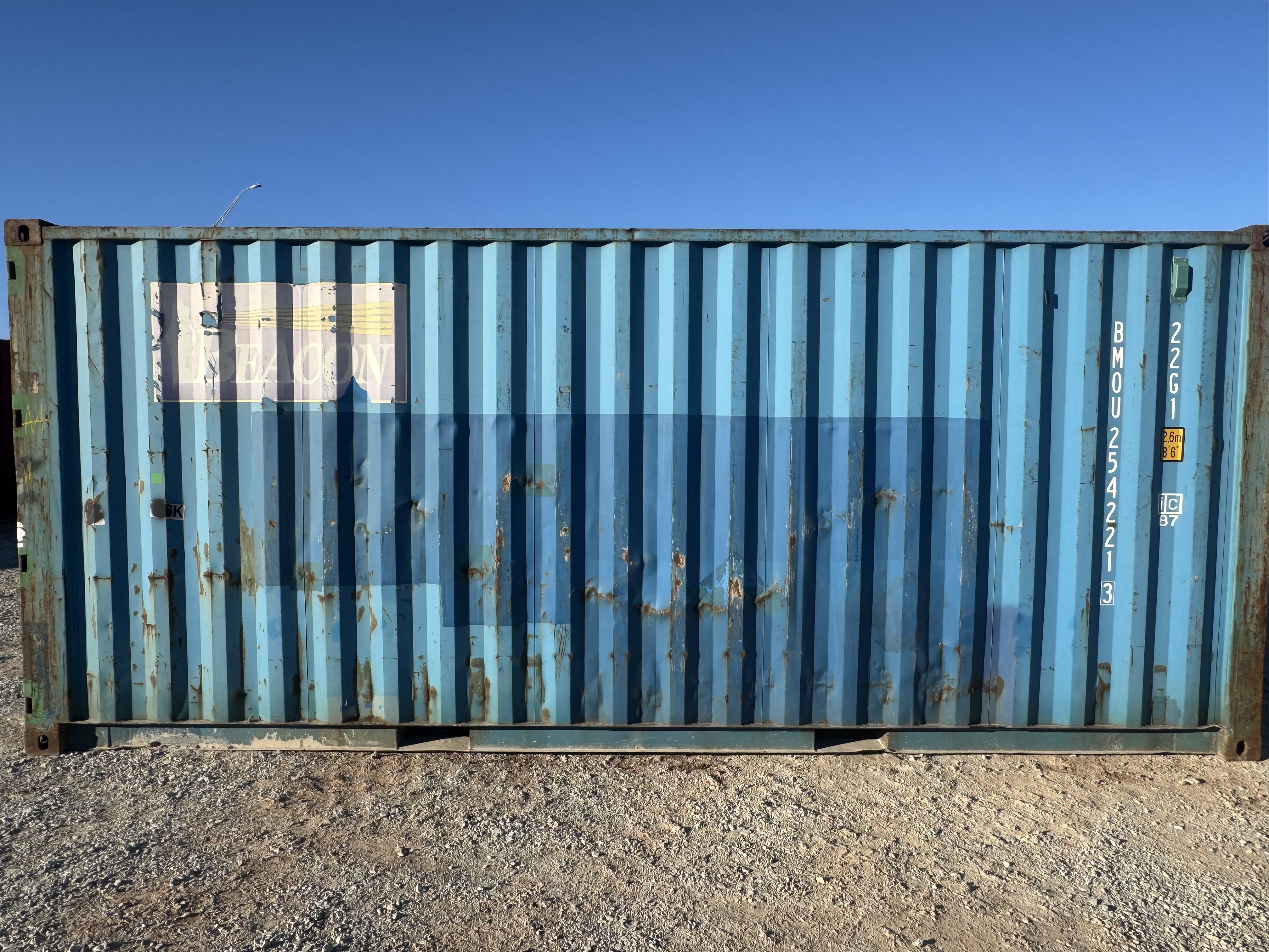 Rear corner view of the product