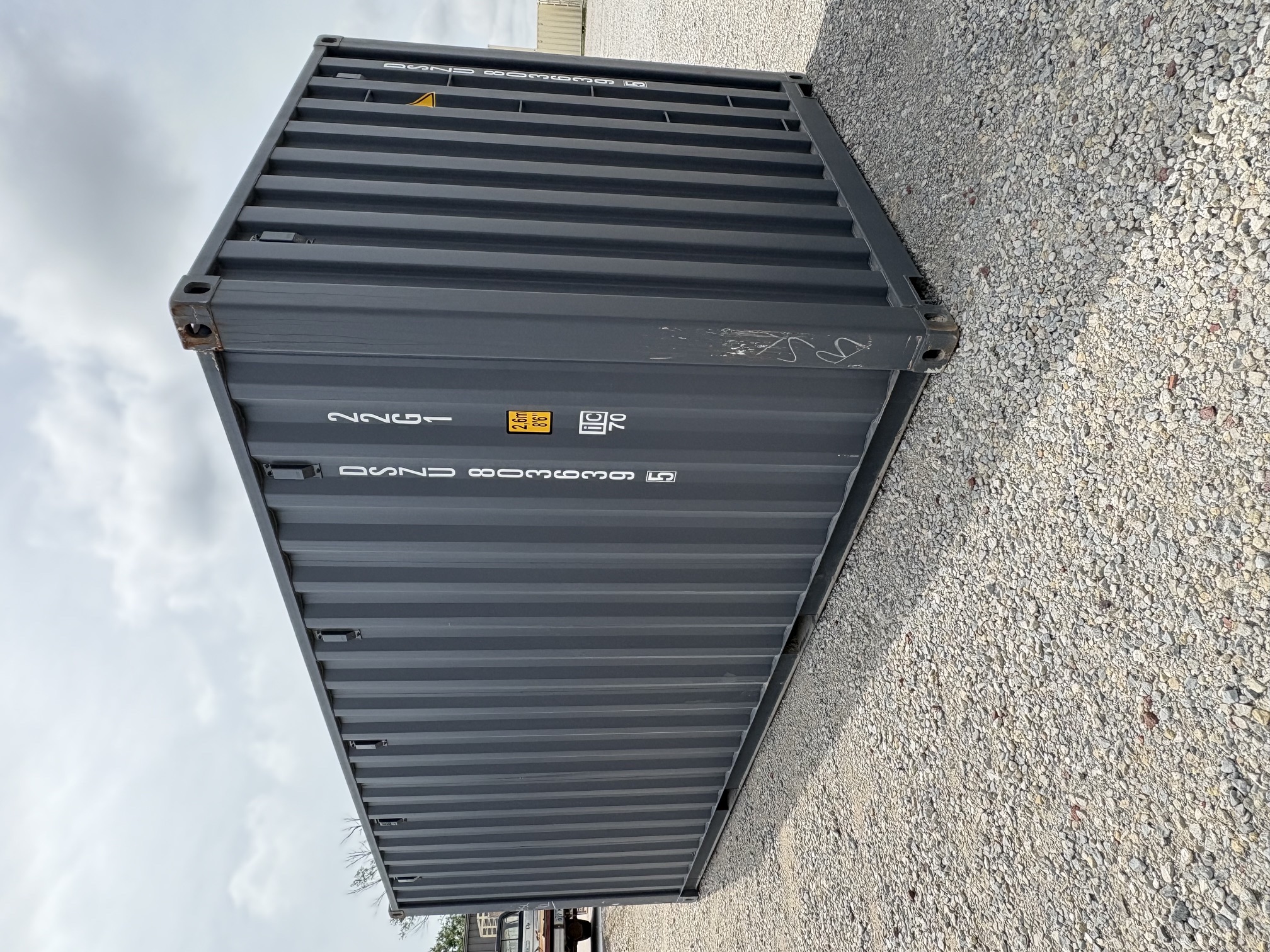 Rear corner view of the product