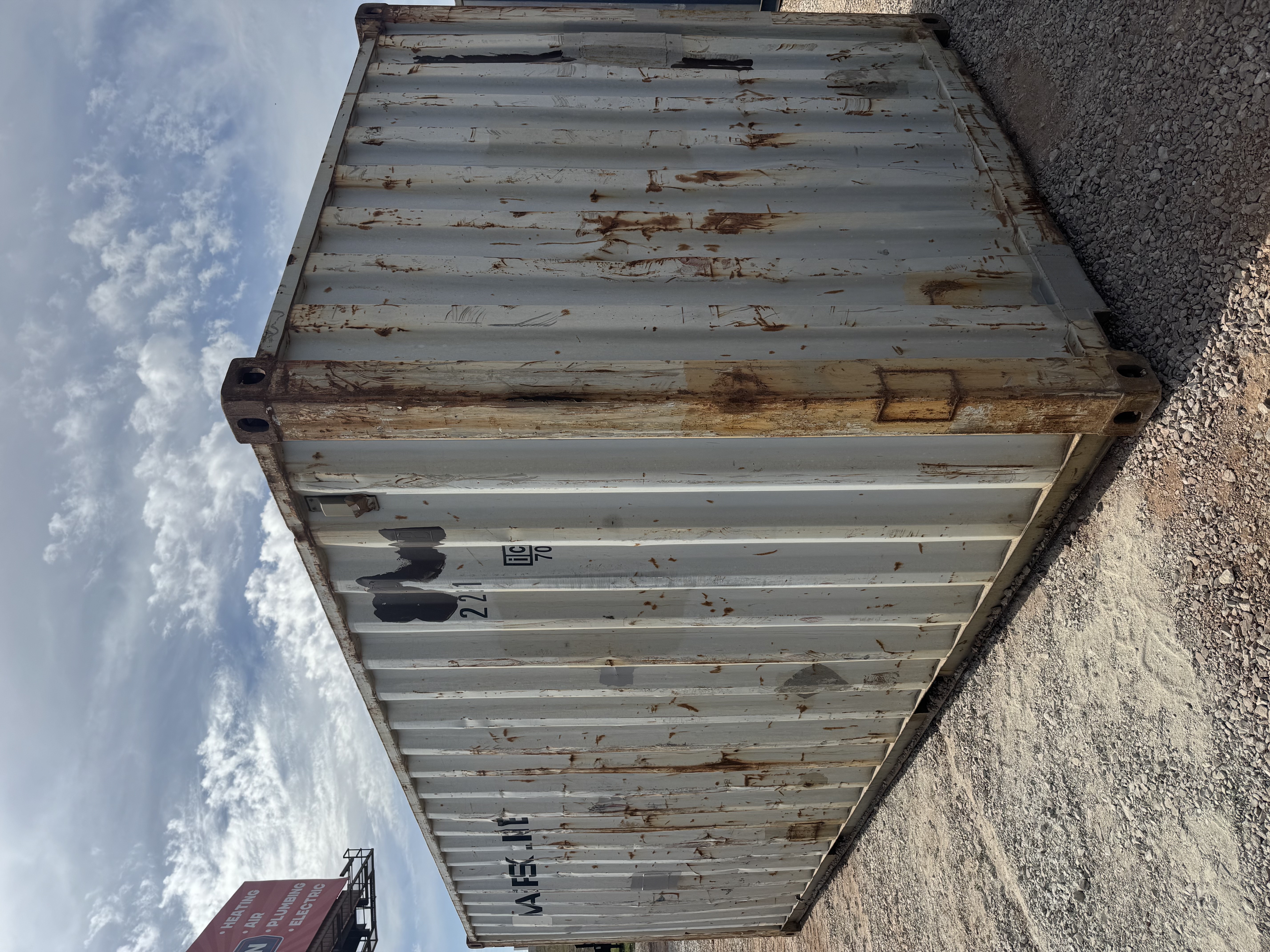 Rear corner view of the product