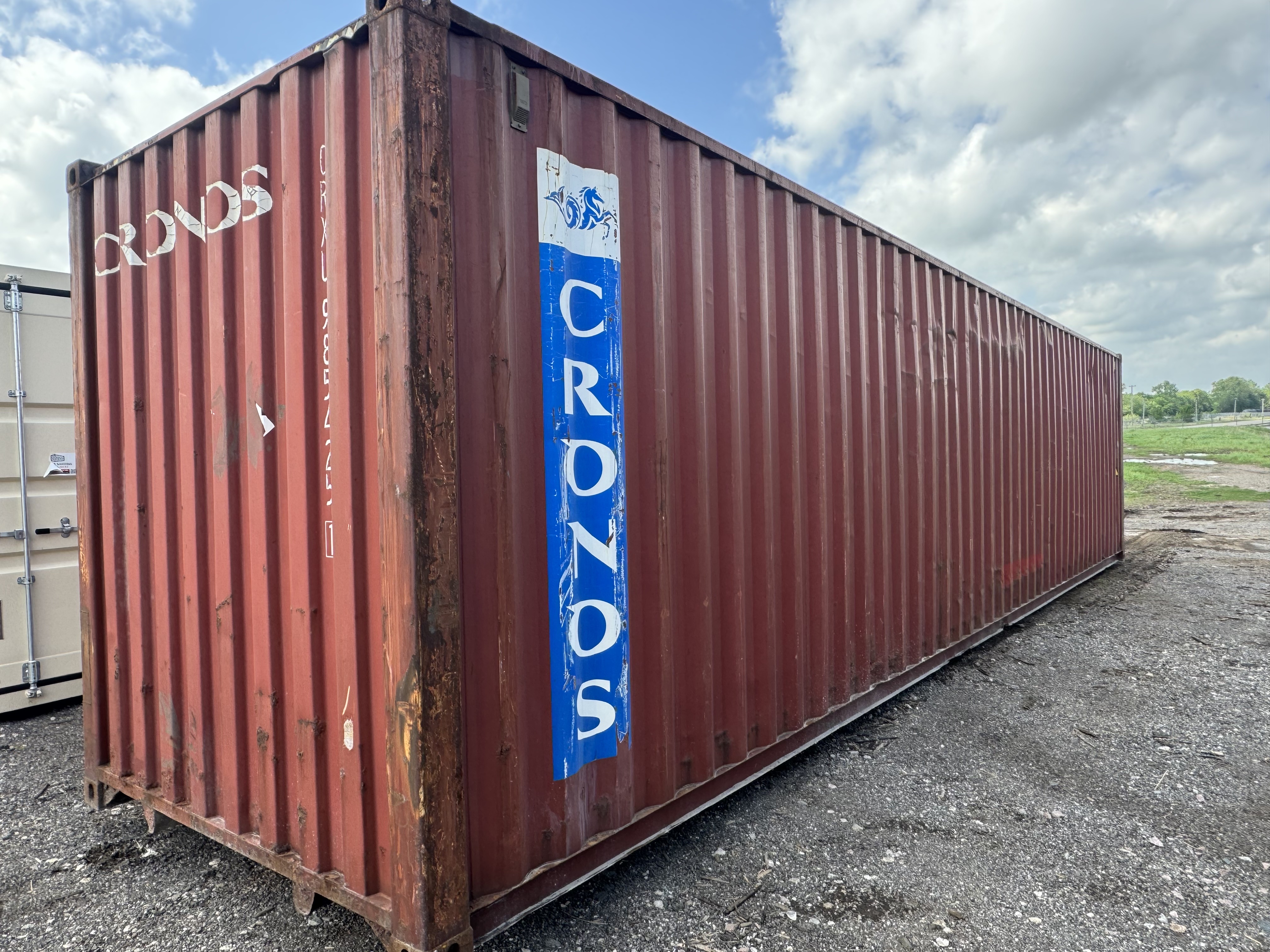 Rear corner view of the product