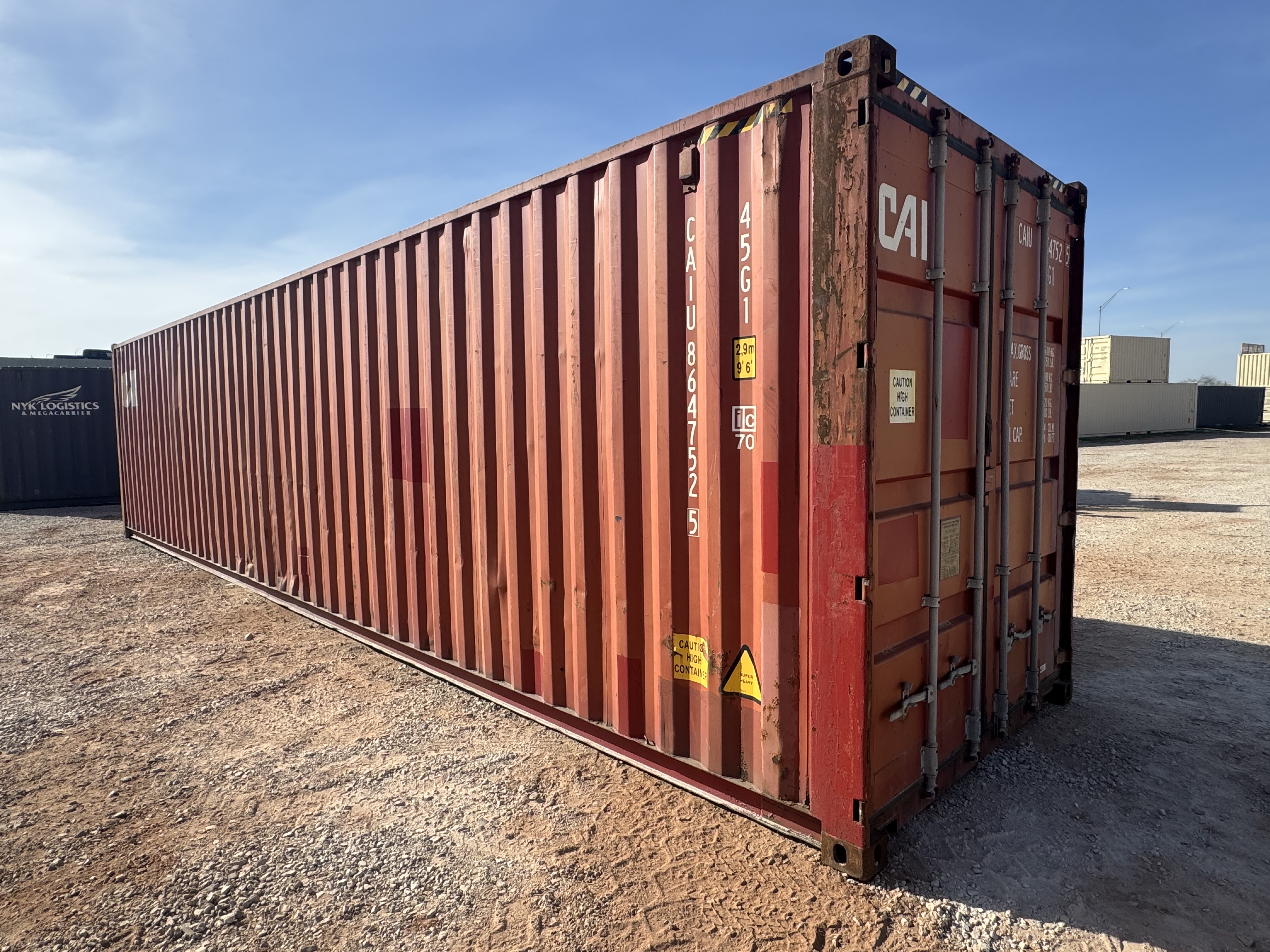 Front corner view of the product