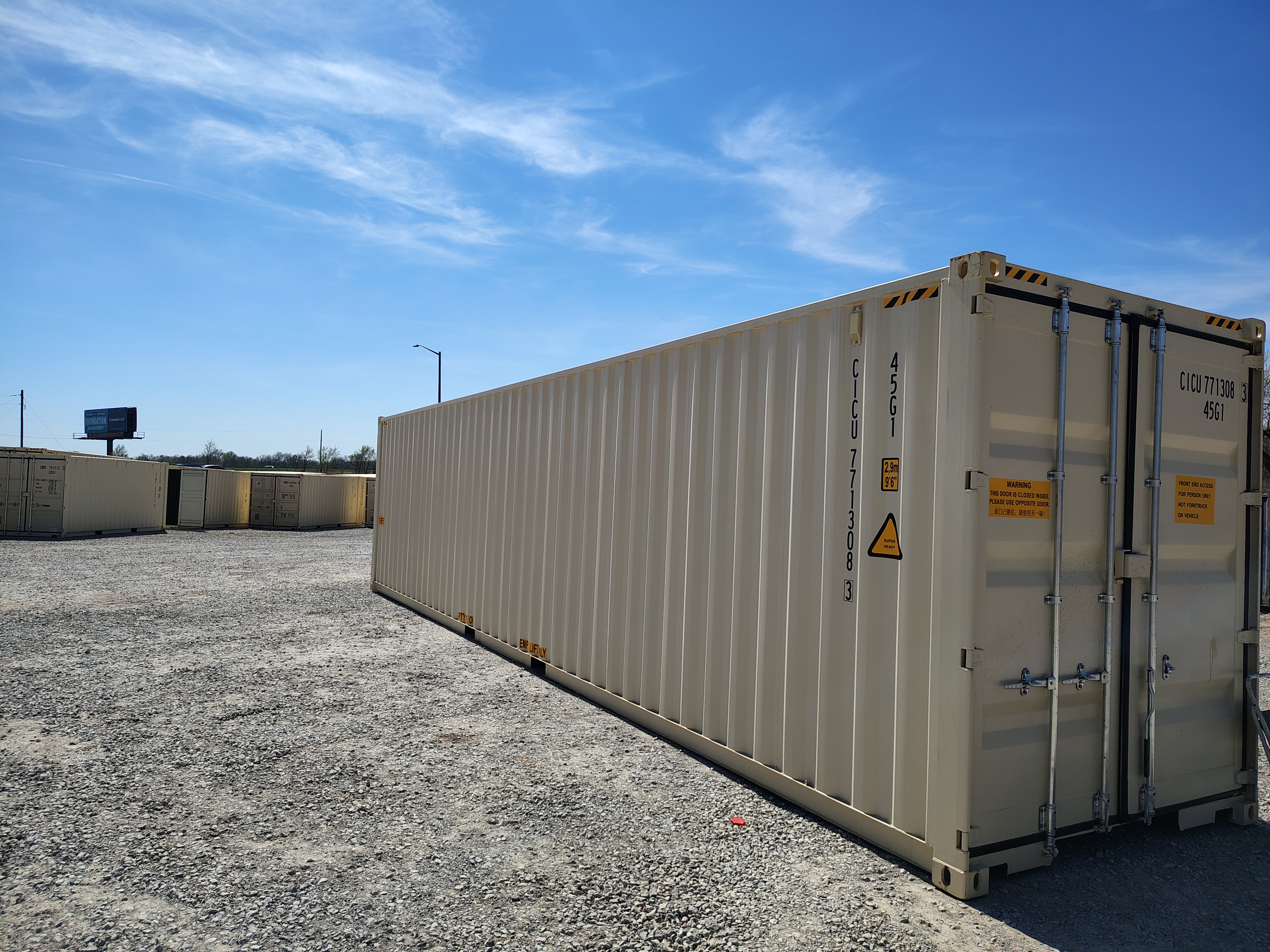 Rear corner view of the product