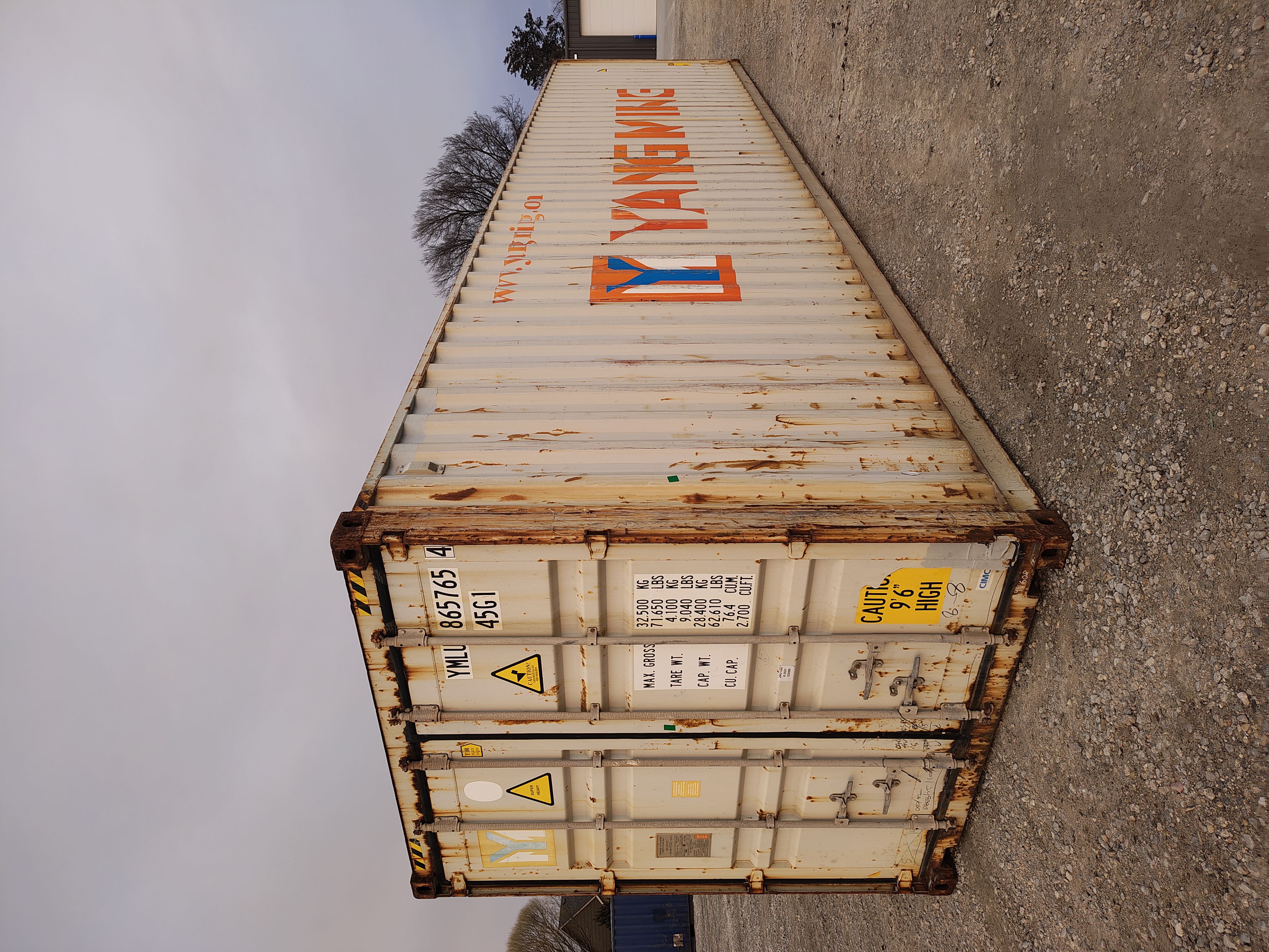 Front corner view of the product