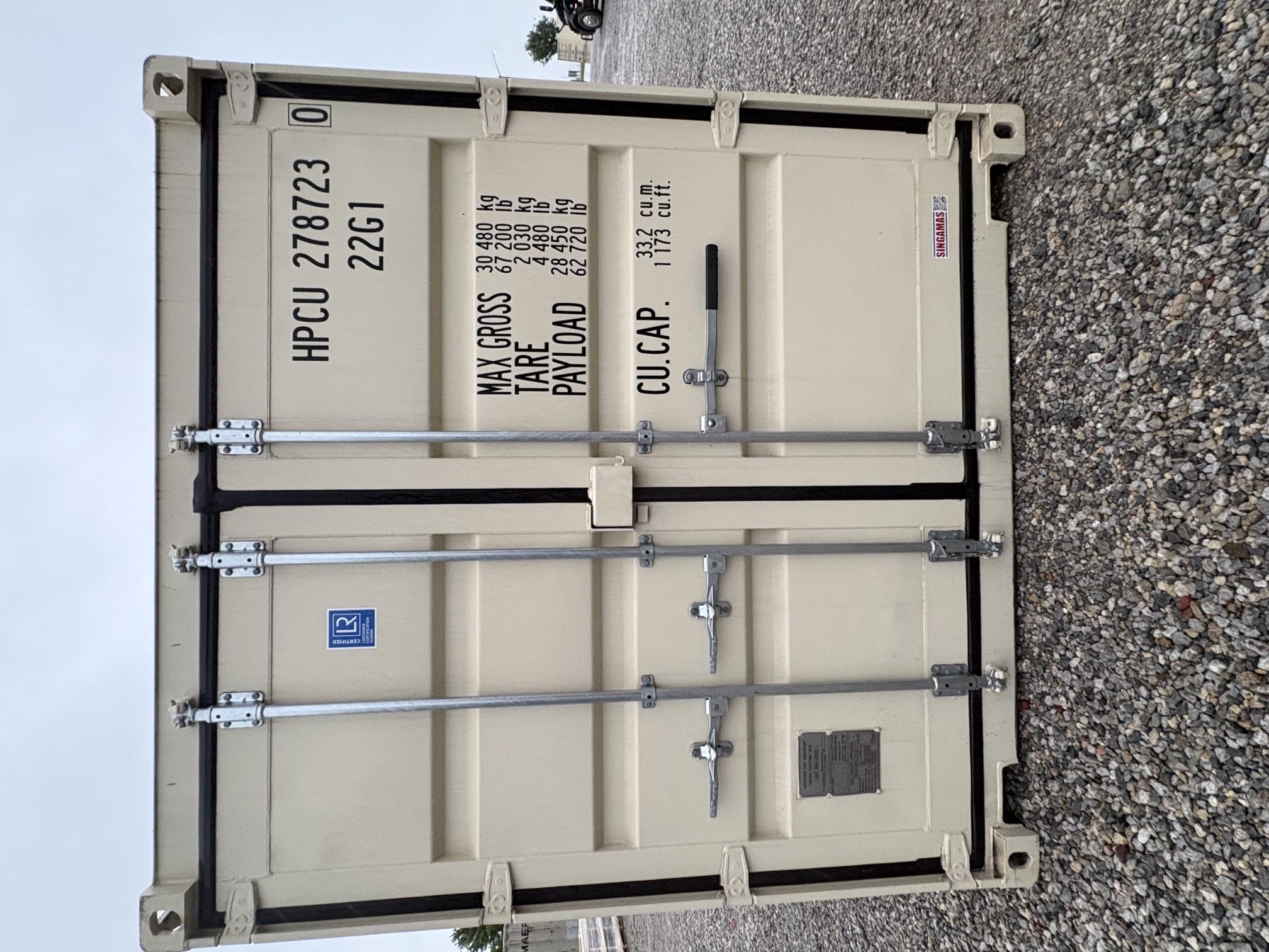 Front view of the product