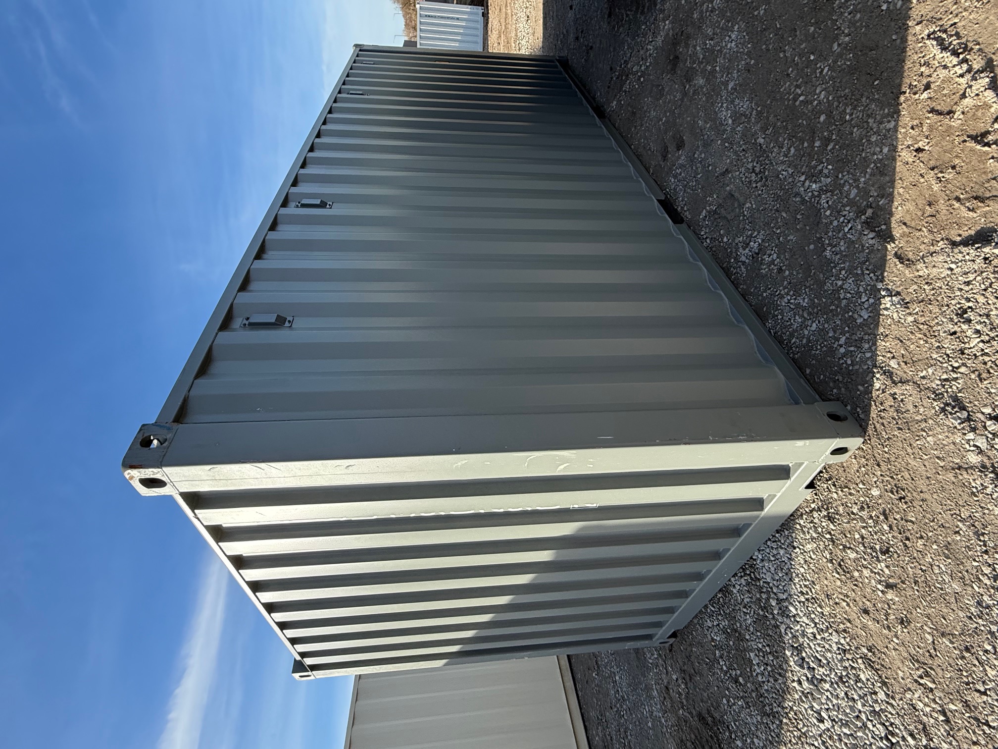 Rear corner view of the product