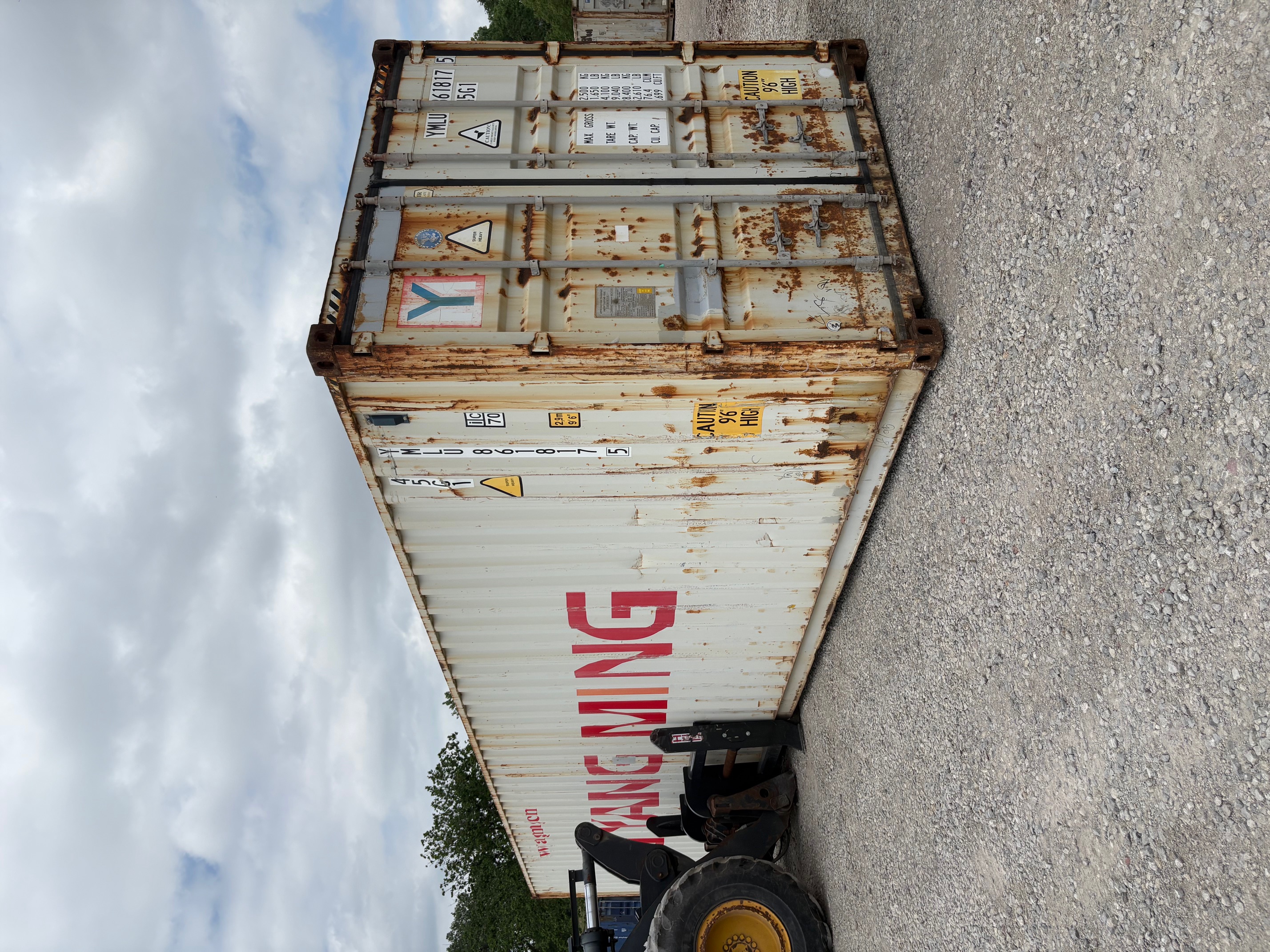 Front corner view of the product