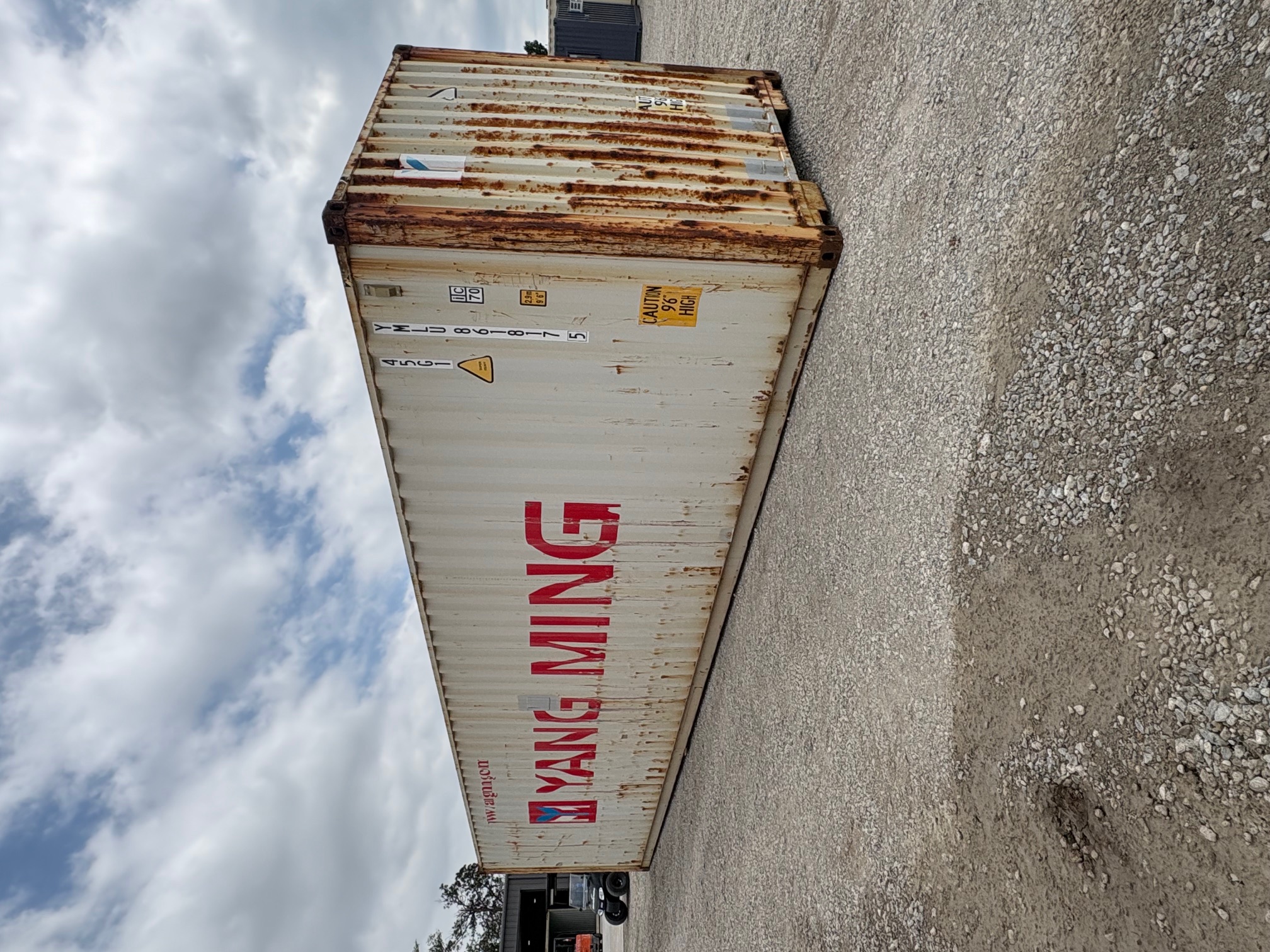 Rear corner view of the product