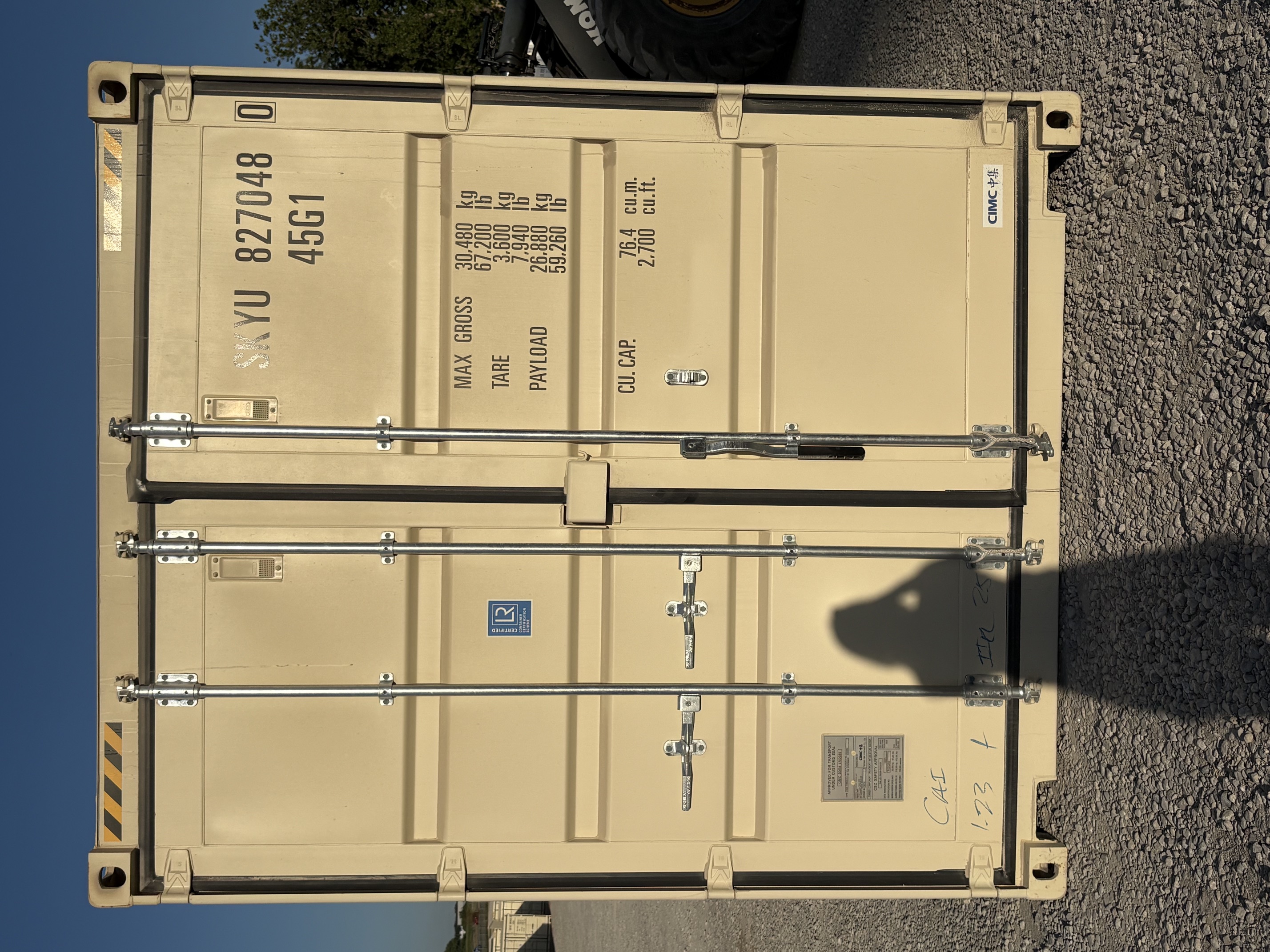 Front view of the product