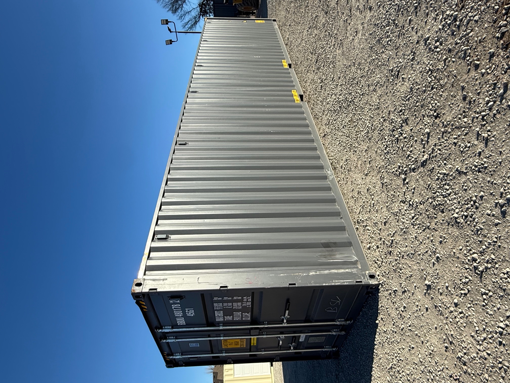 Front corner view of the product