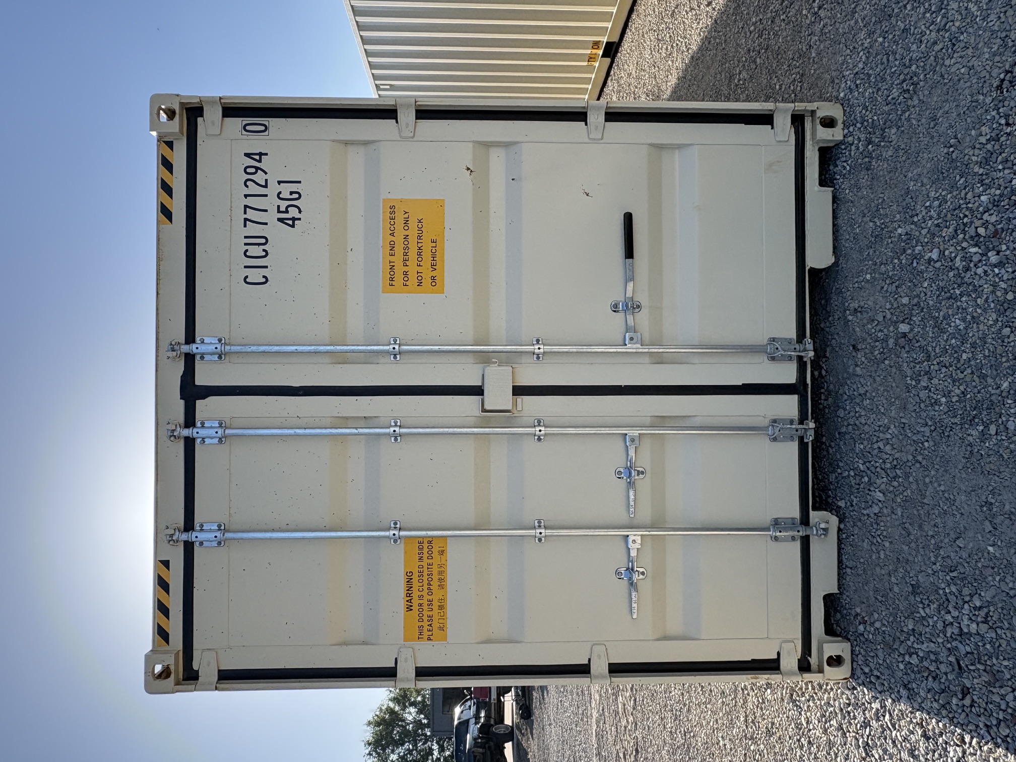 Front view of the product
