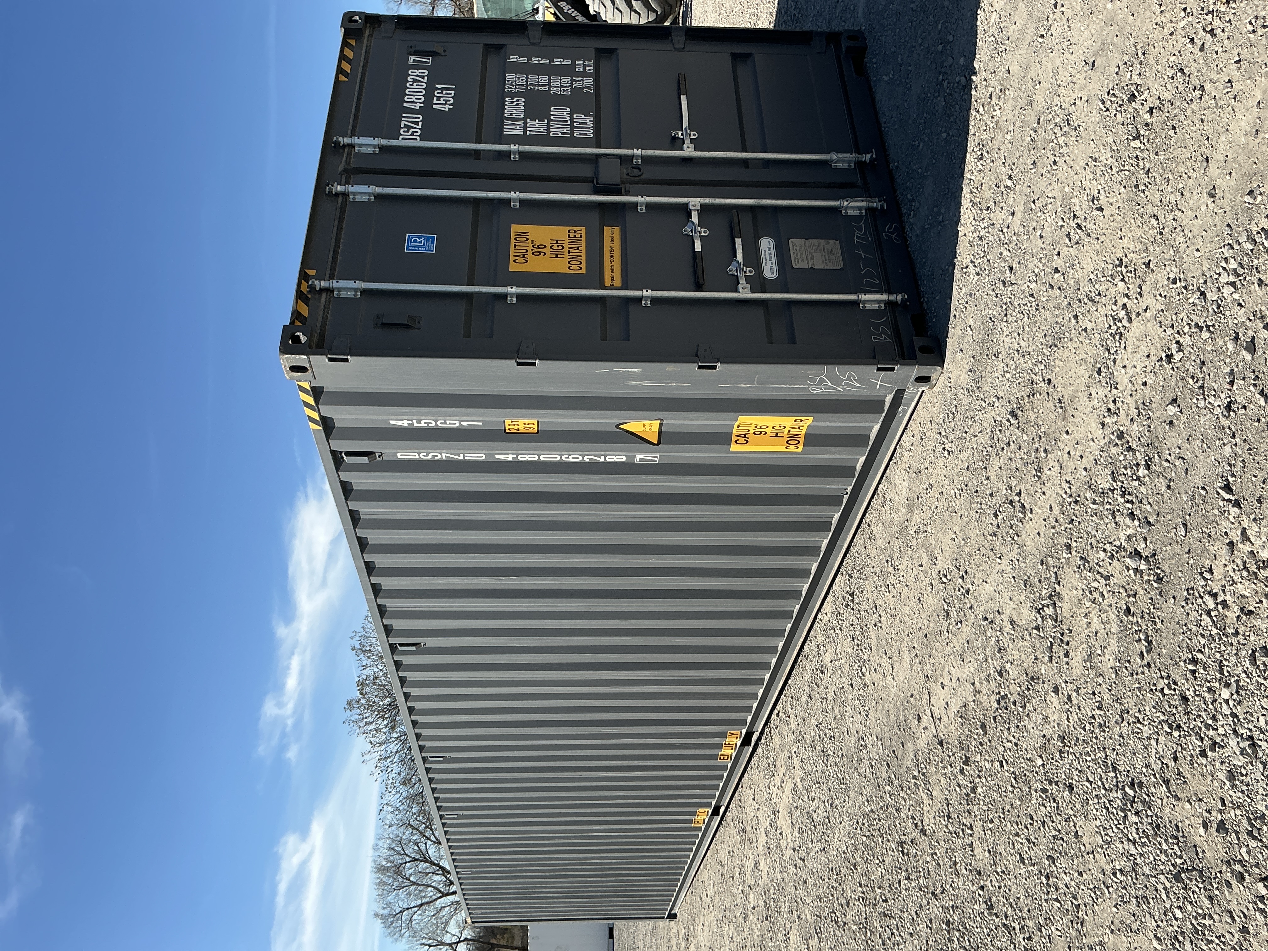 Front corner view of the product