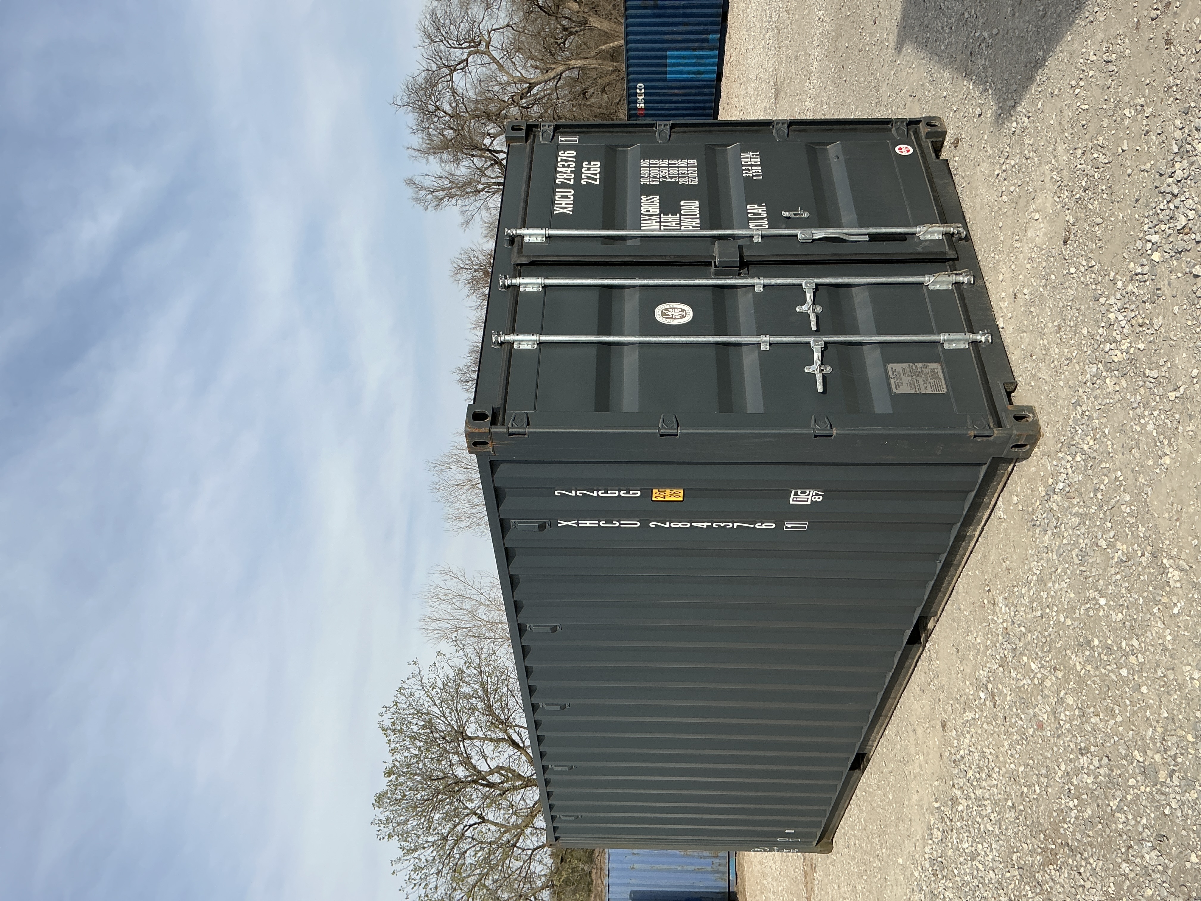 Front corner view of the product