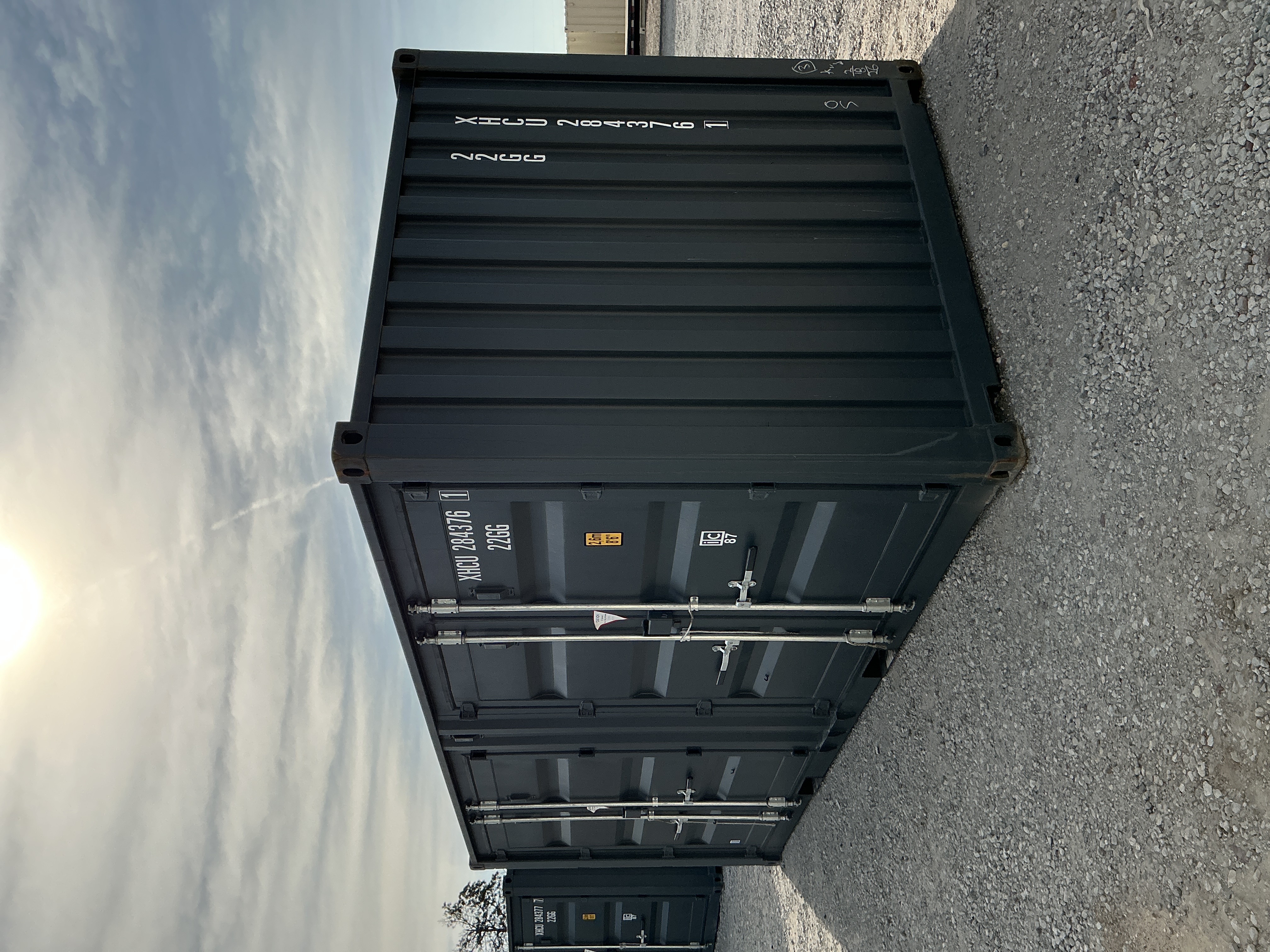 Rear corner view of the product