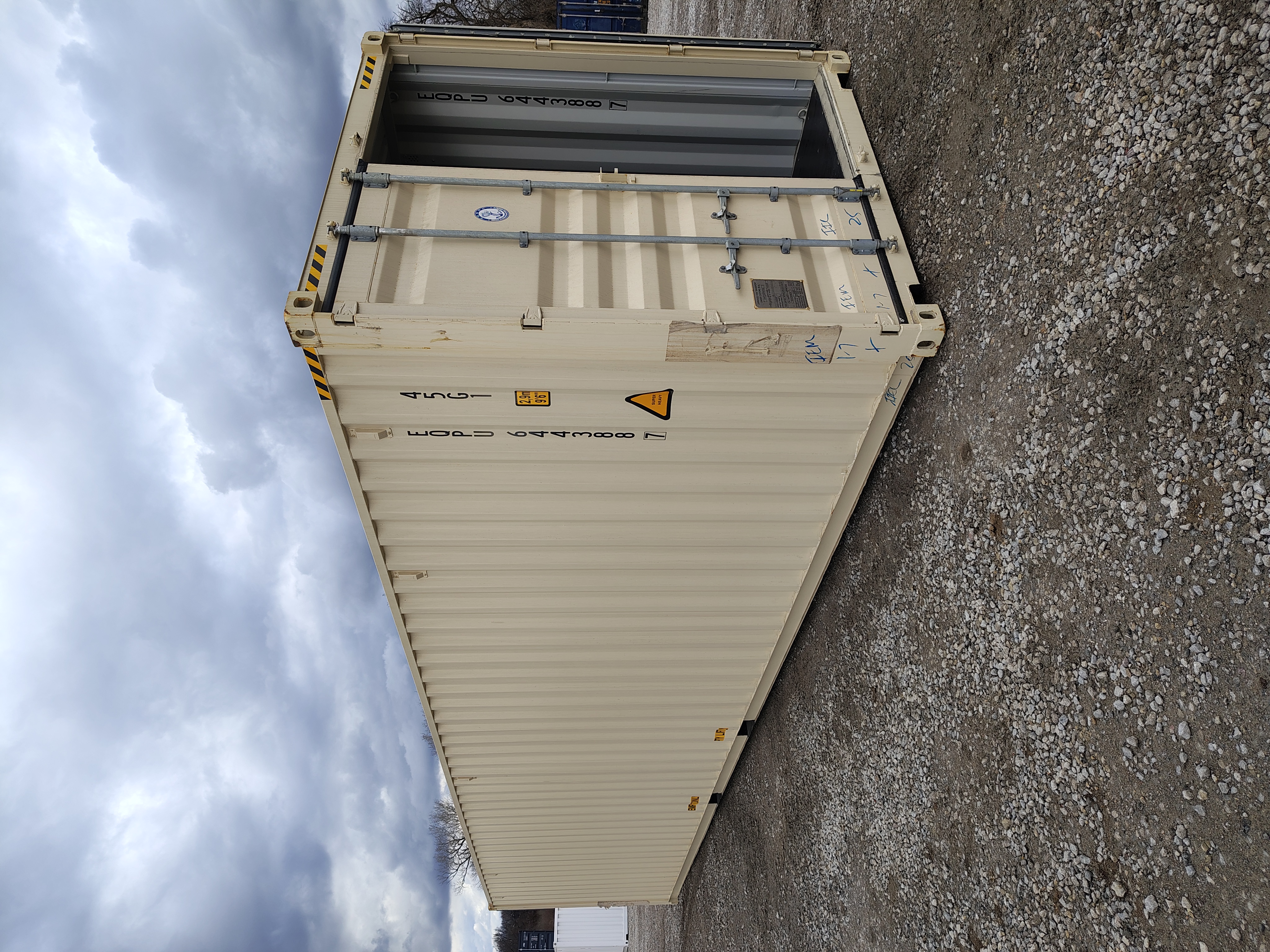 Front corner view of the product