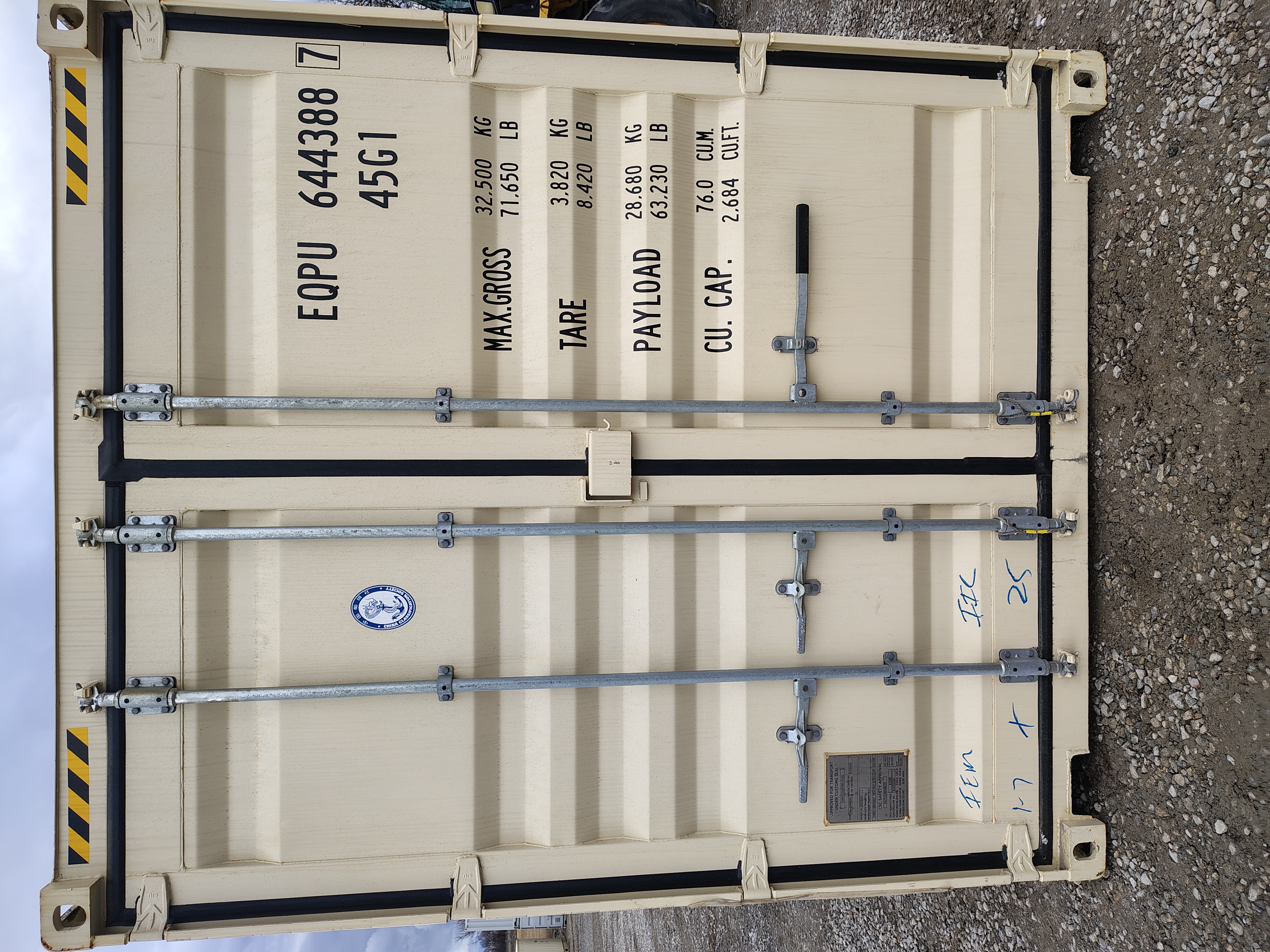 Front view of the product