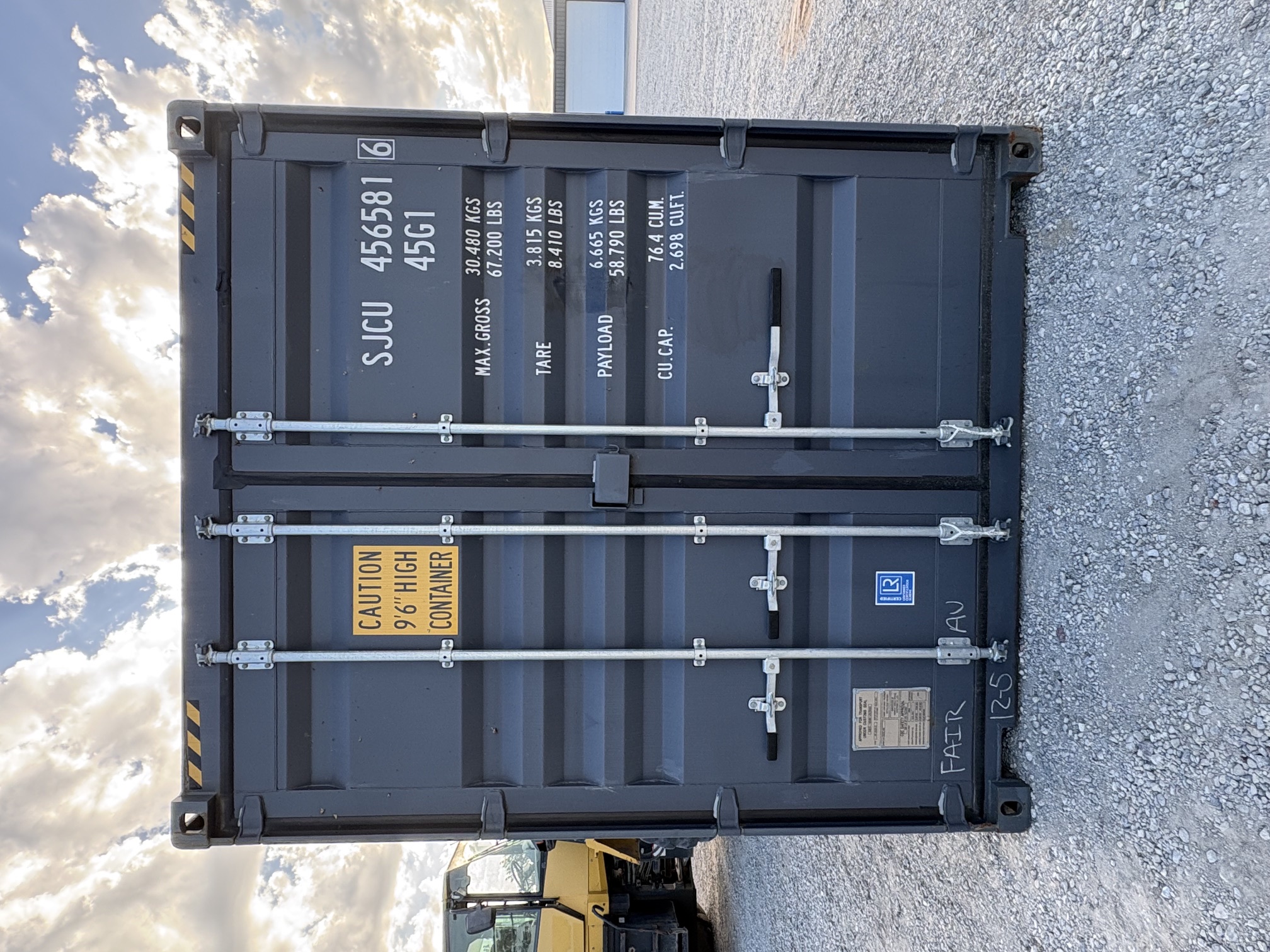 Front view of the product