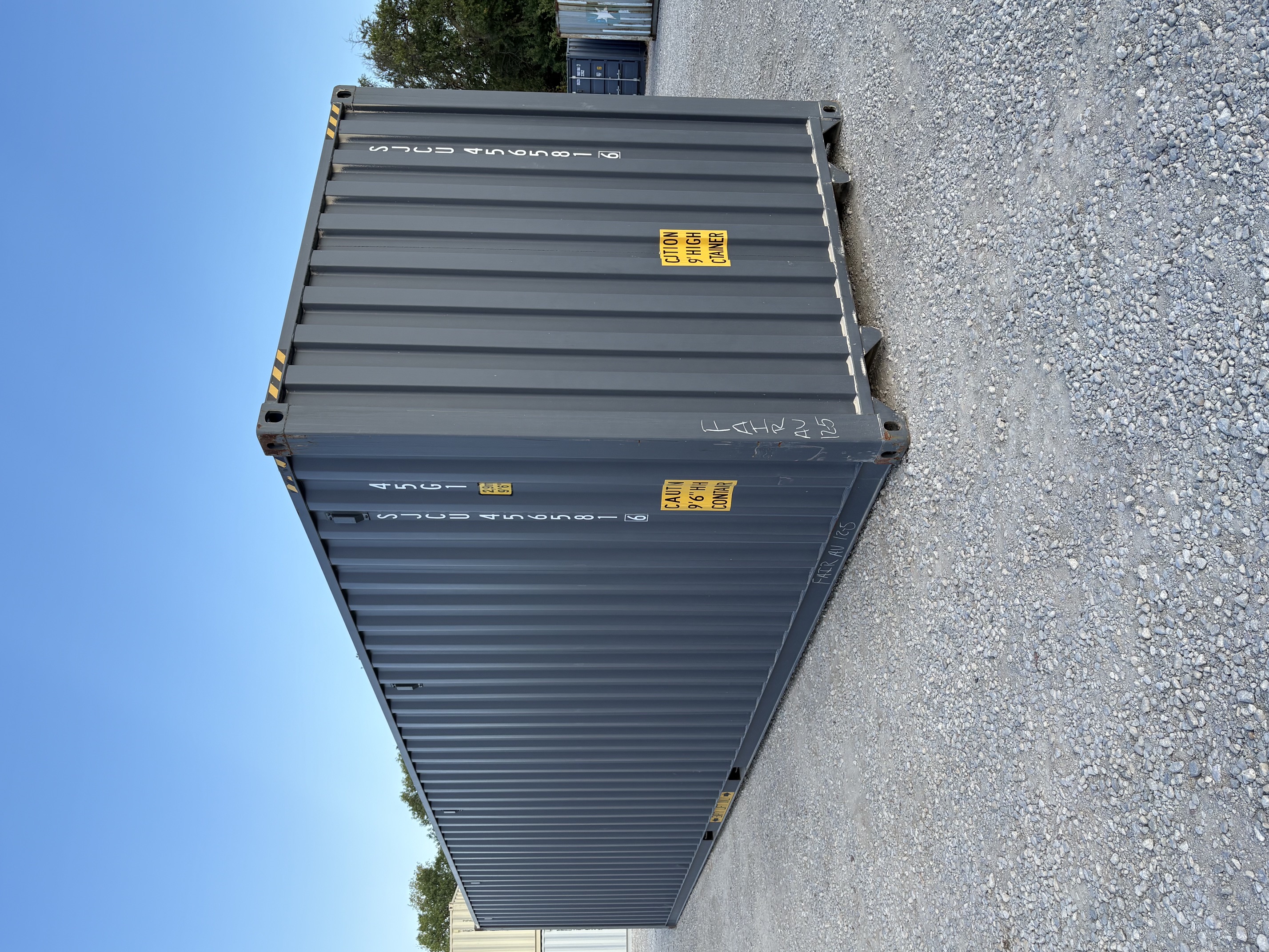 Rear corner view of the product