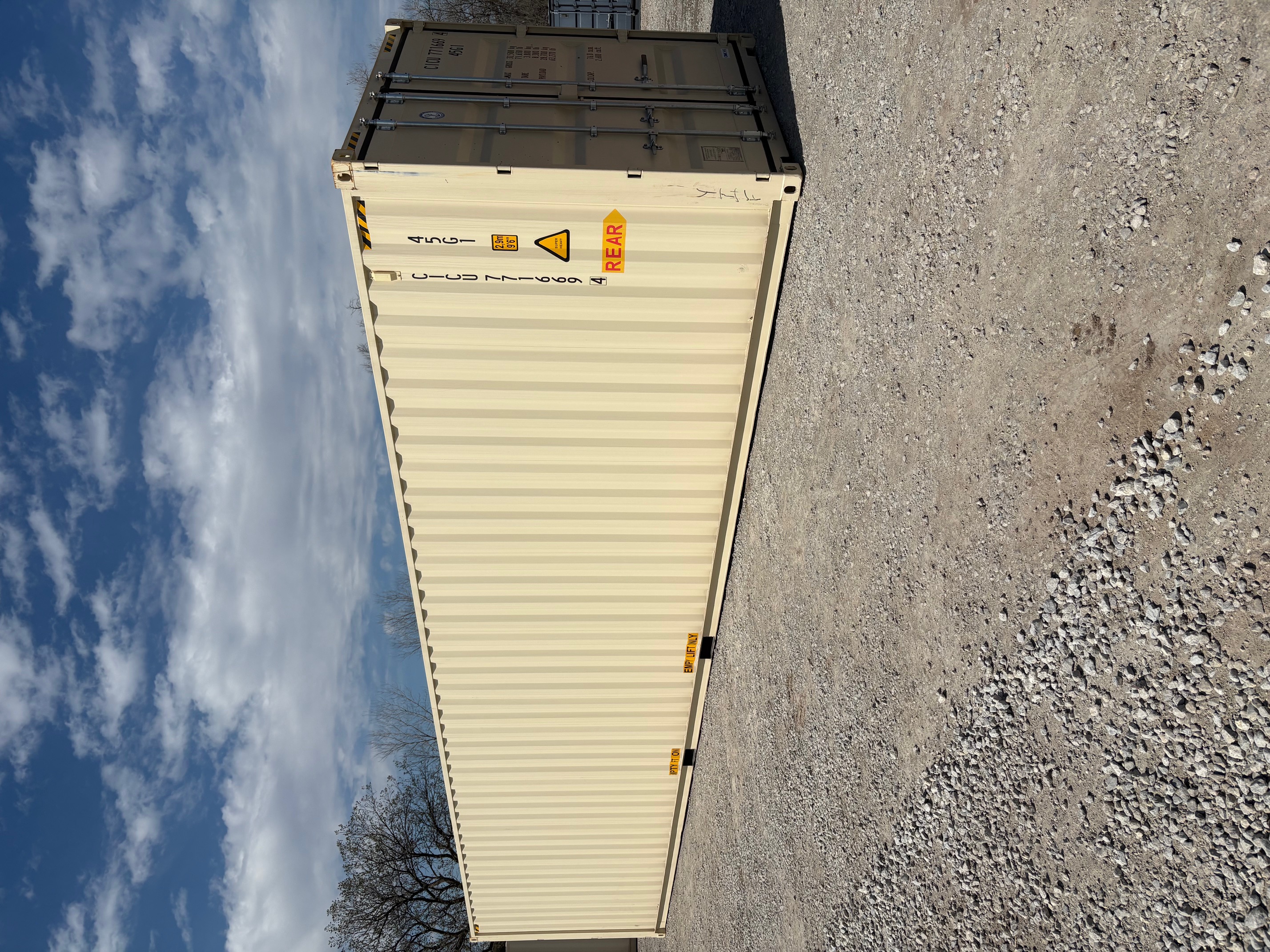 Front corner view of the product