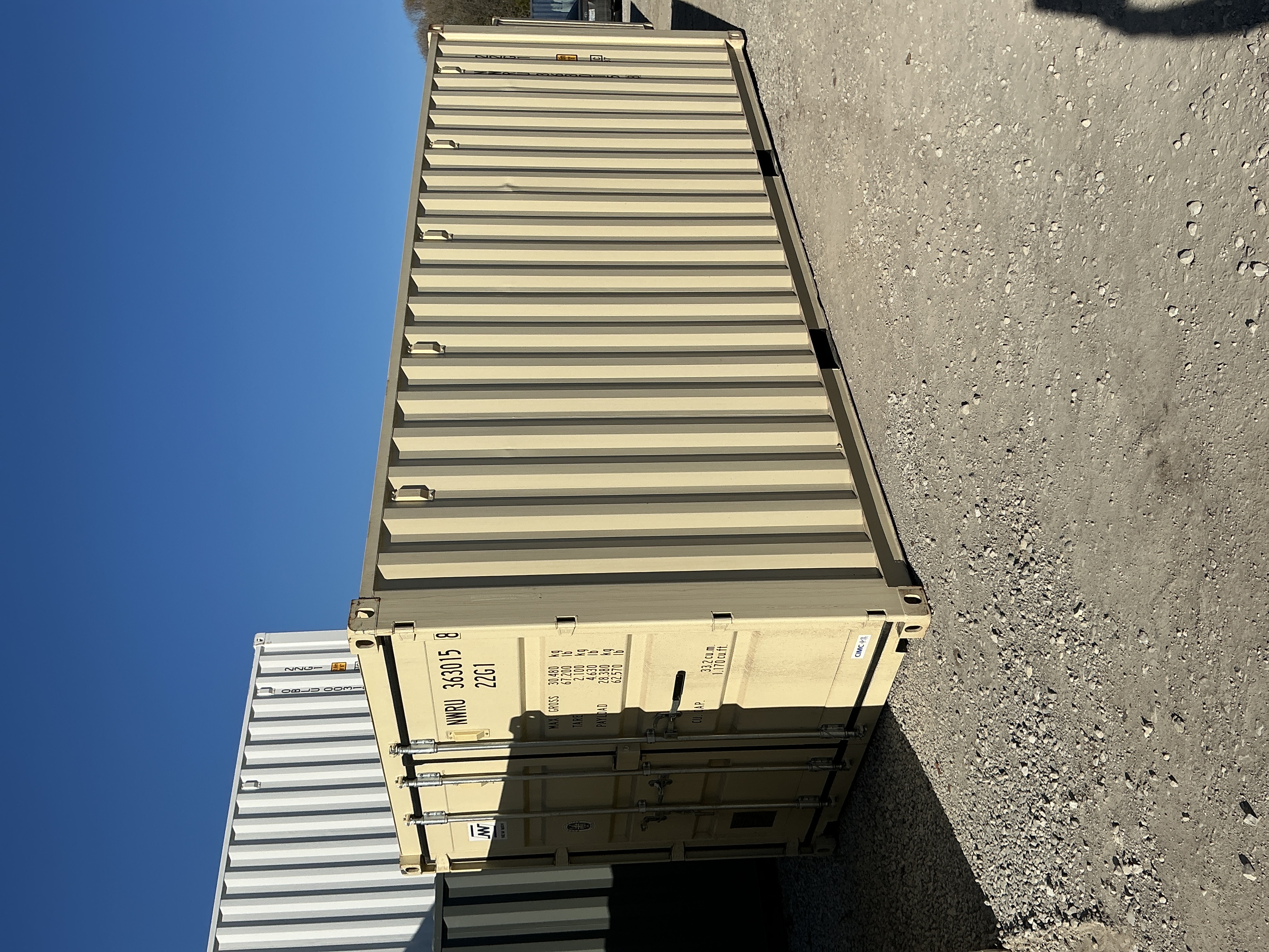 Front corner view of the product