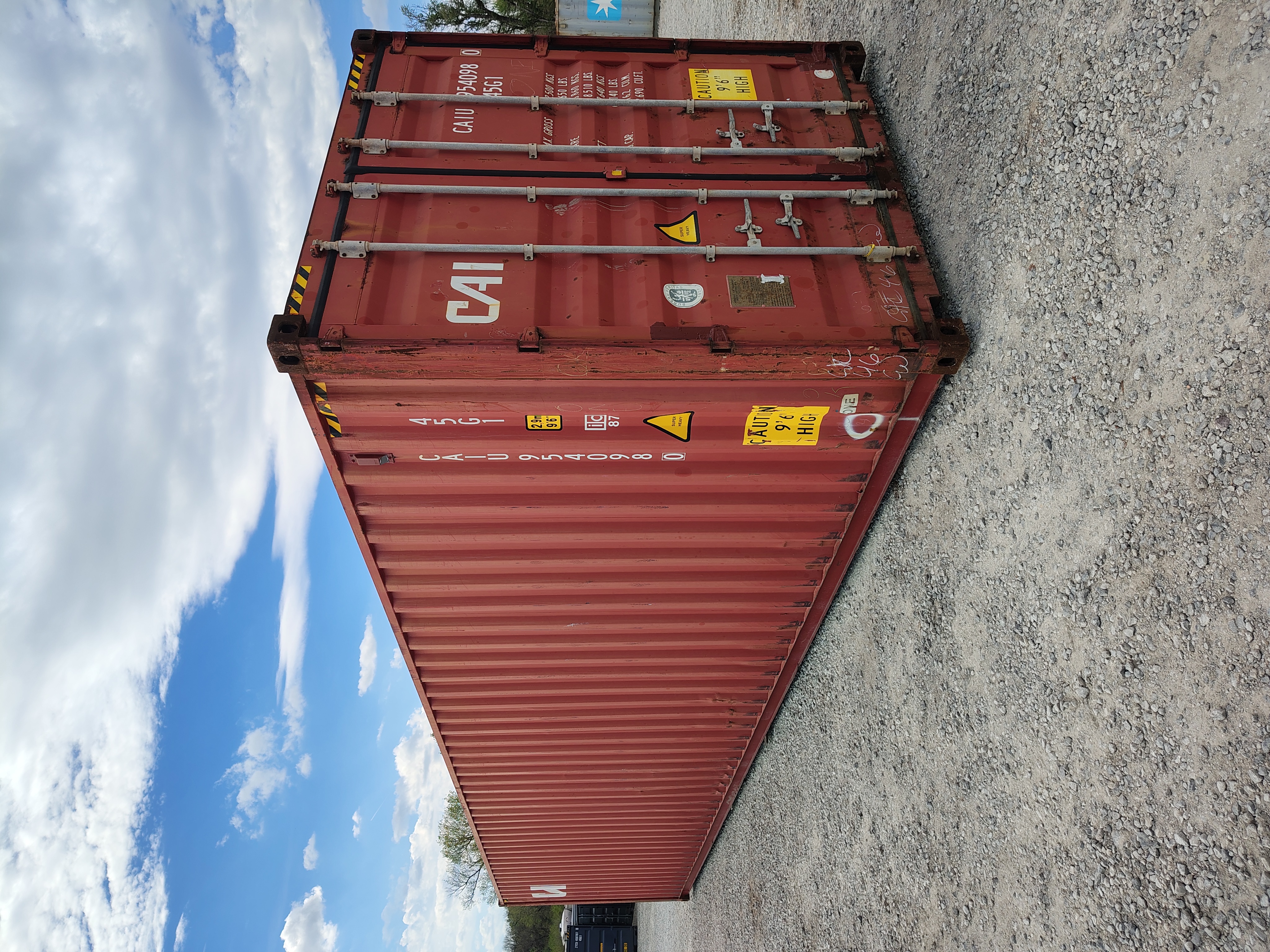 Front corner view of the product