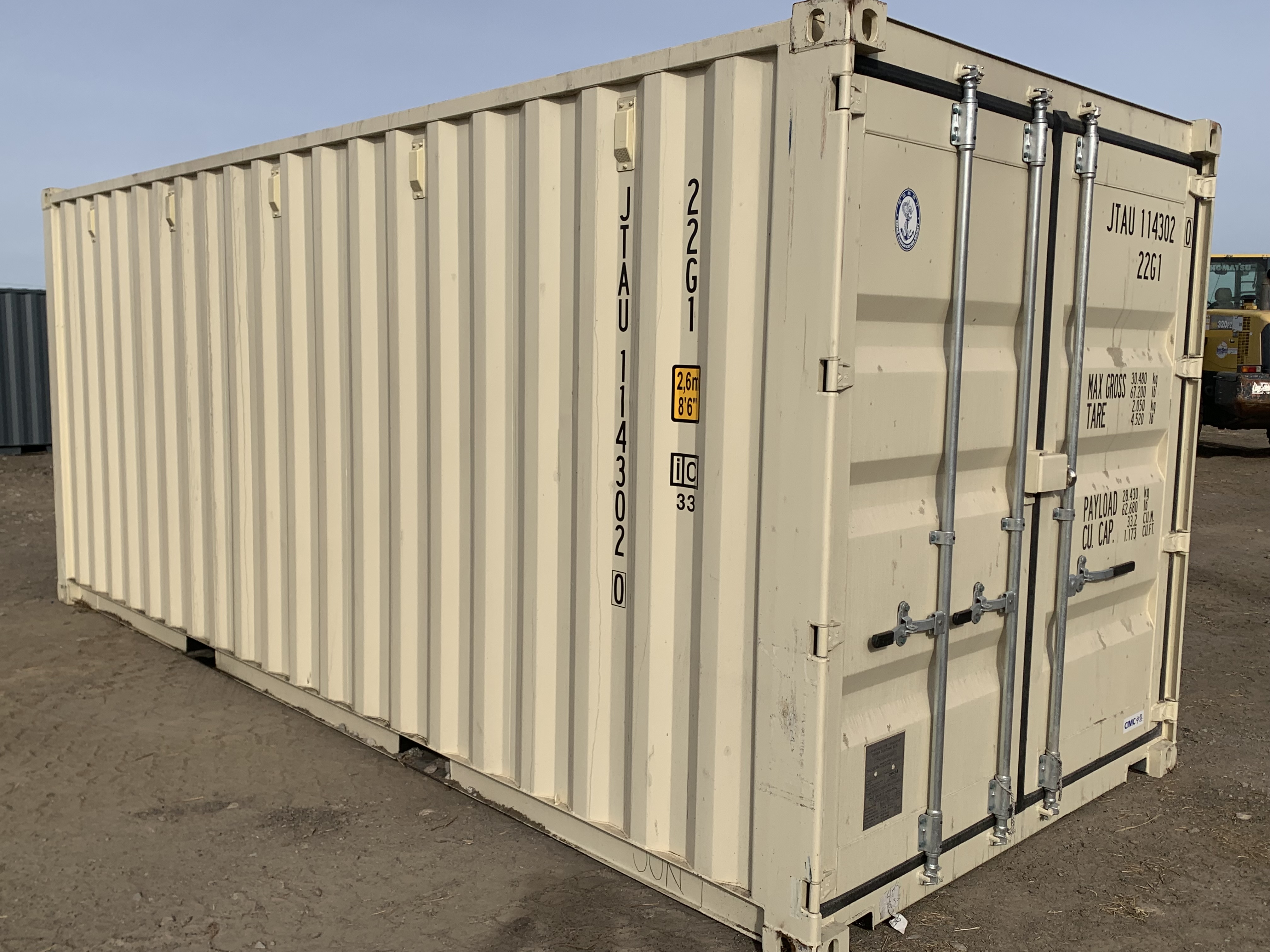 Front corner view of the product