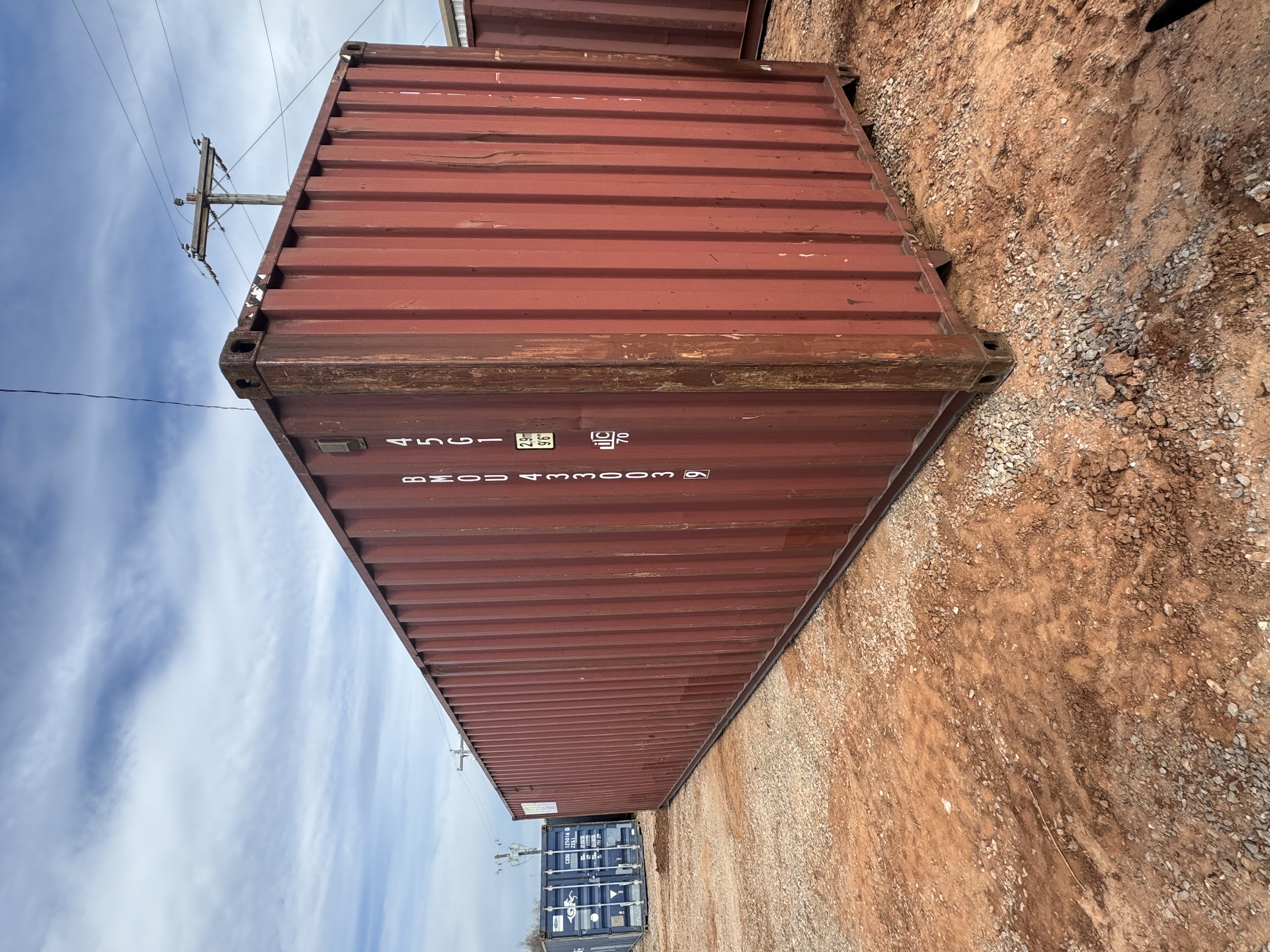 Front corner view of the product