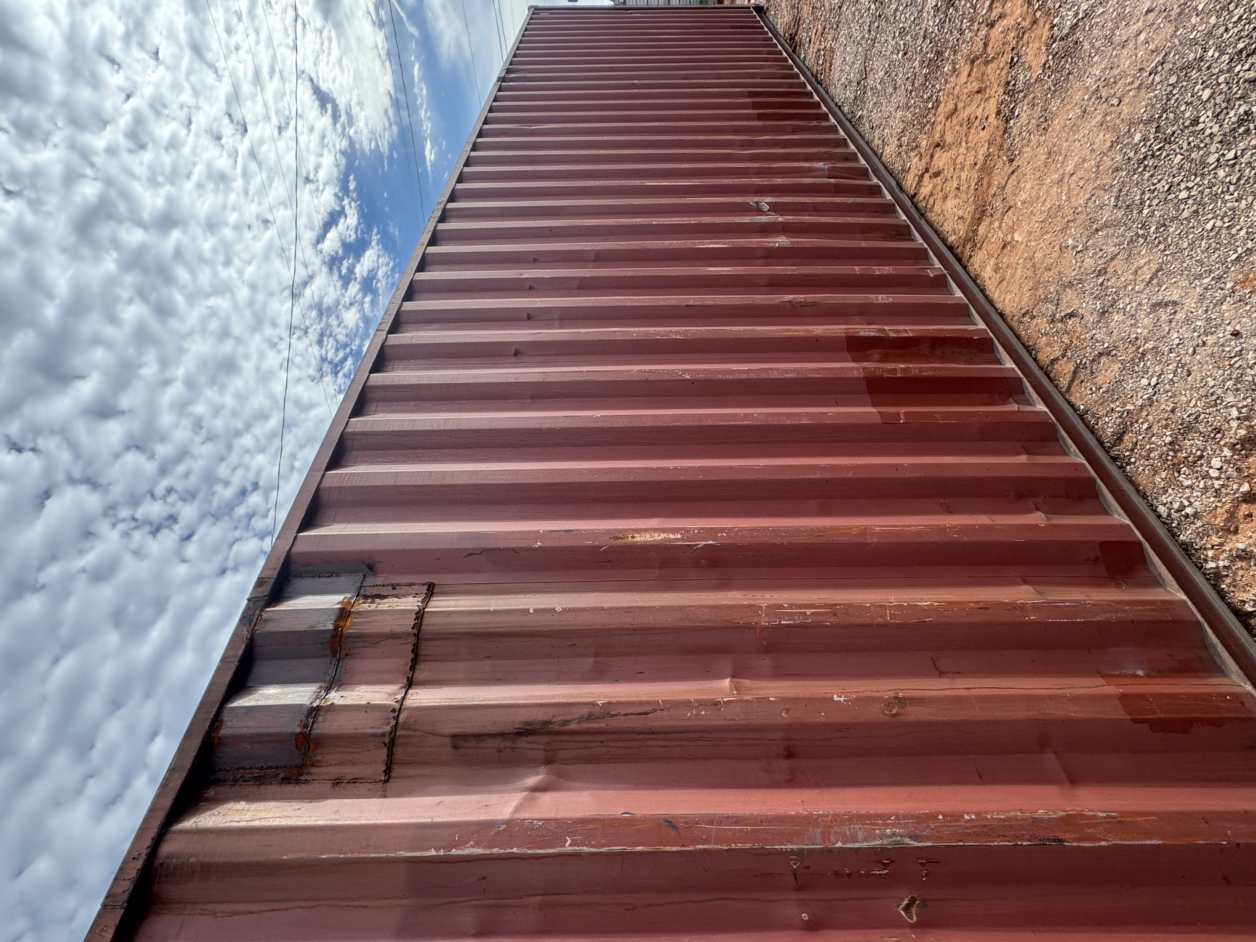 Rear corner view of the product