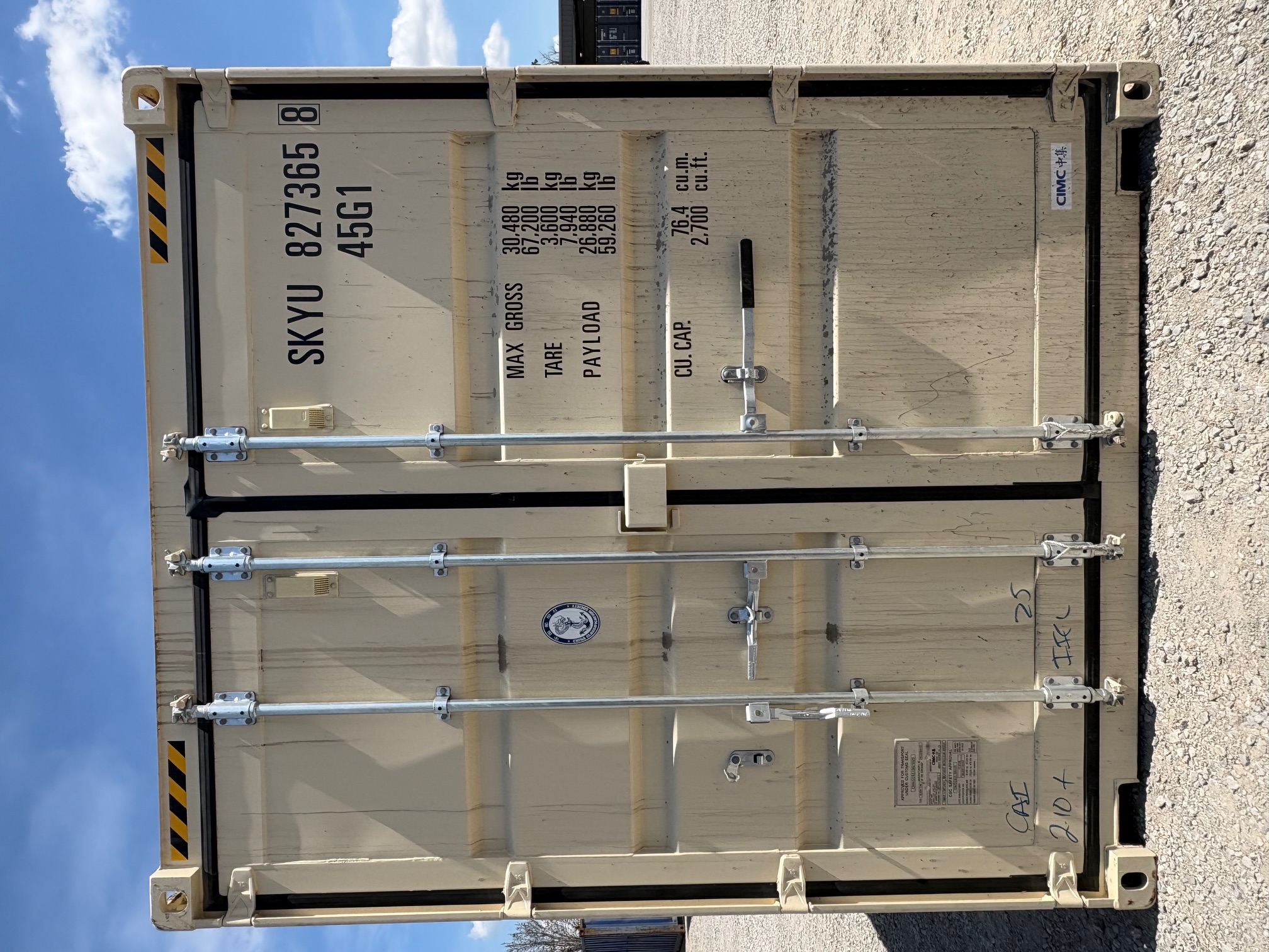 Front view of the product