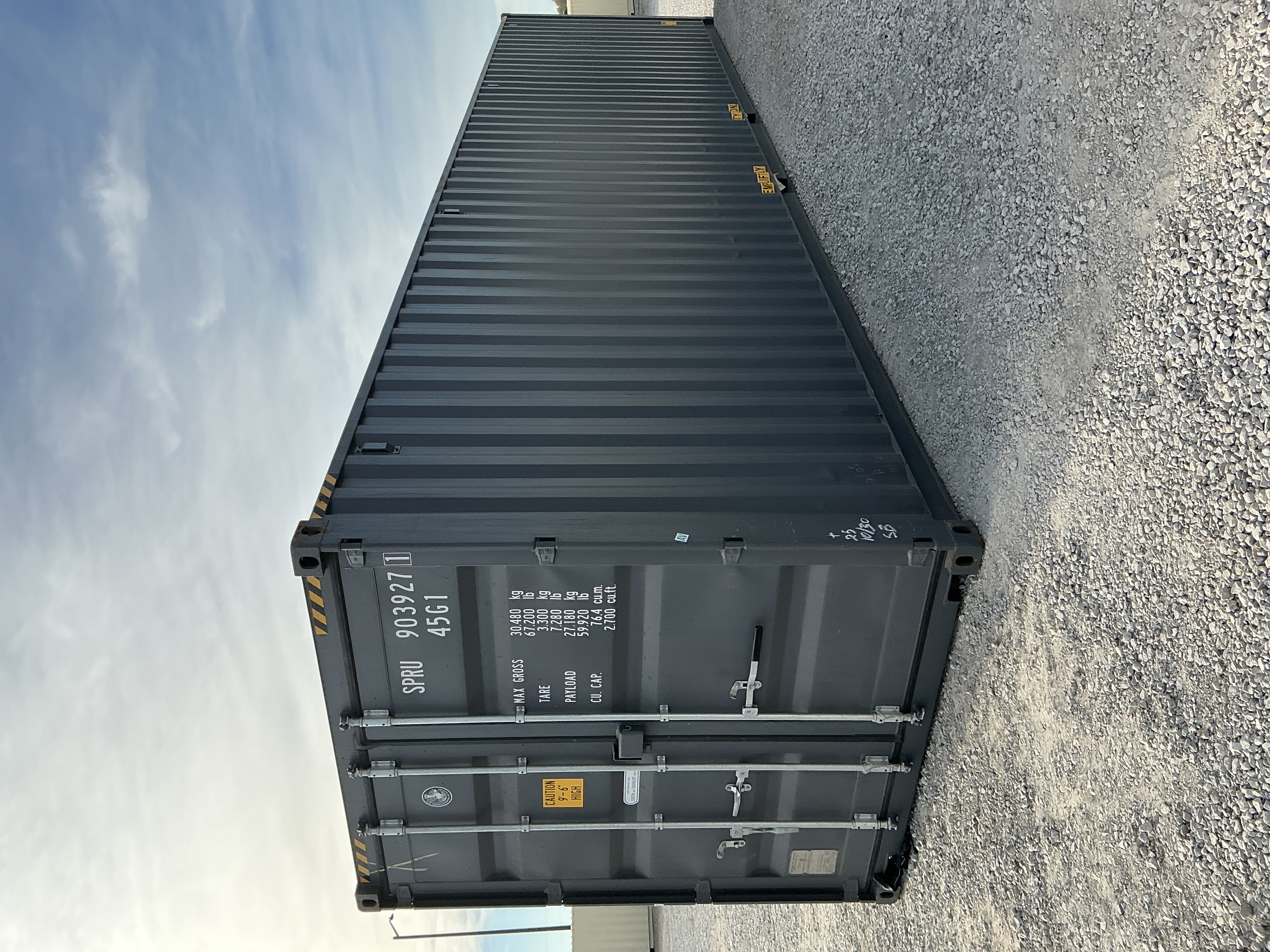 Front corner view of the product