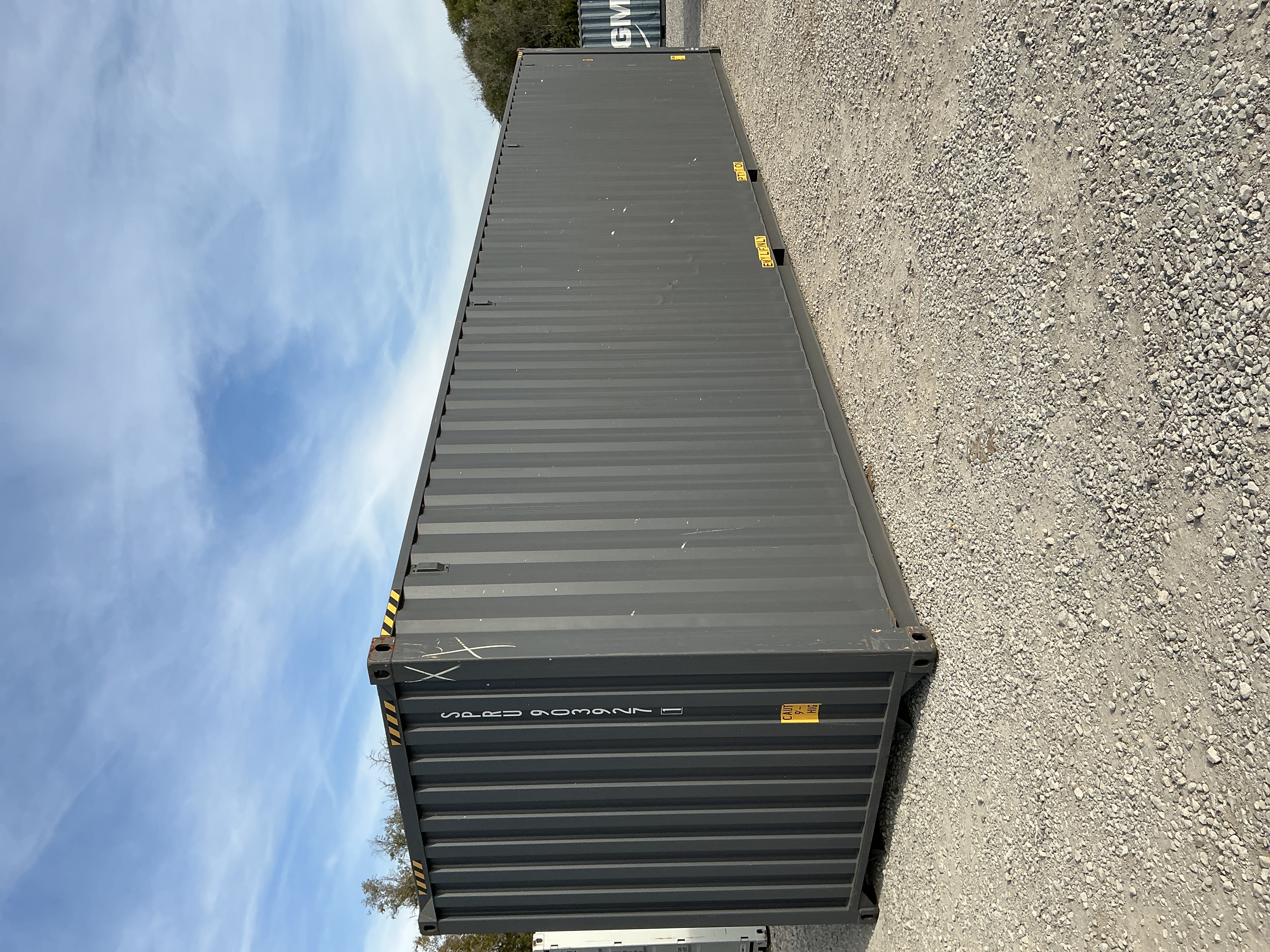 Rear corner view of the product