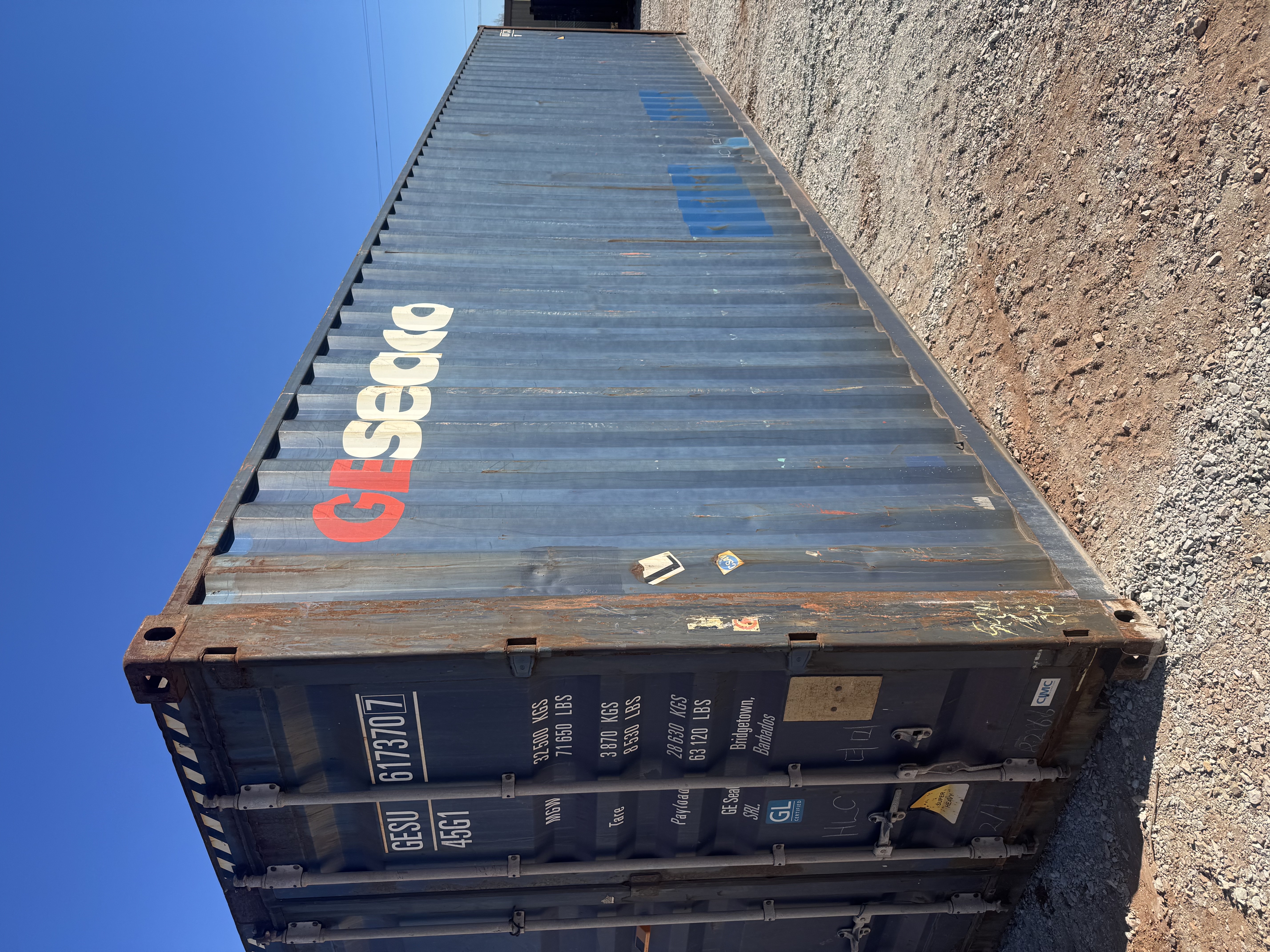 Front corner view of the product