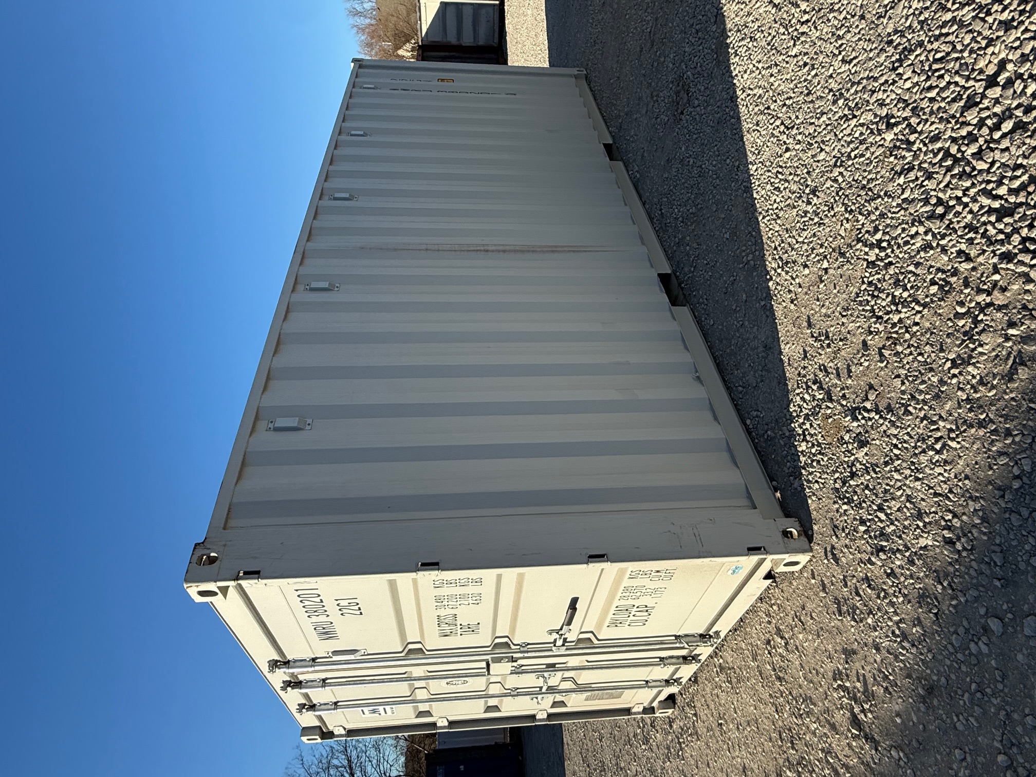 Front corner view of the product