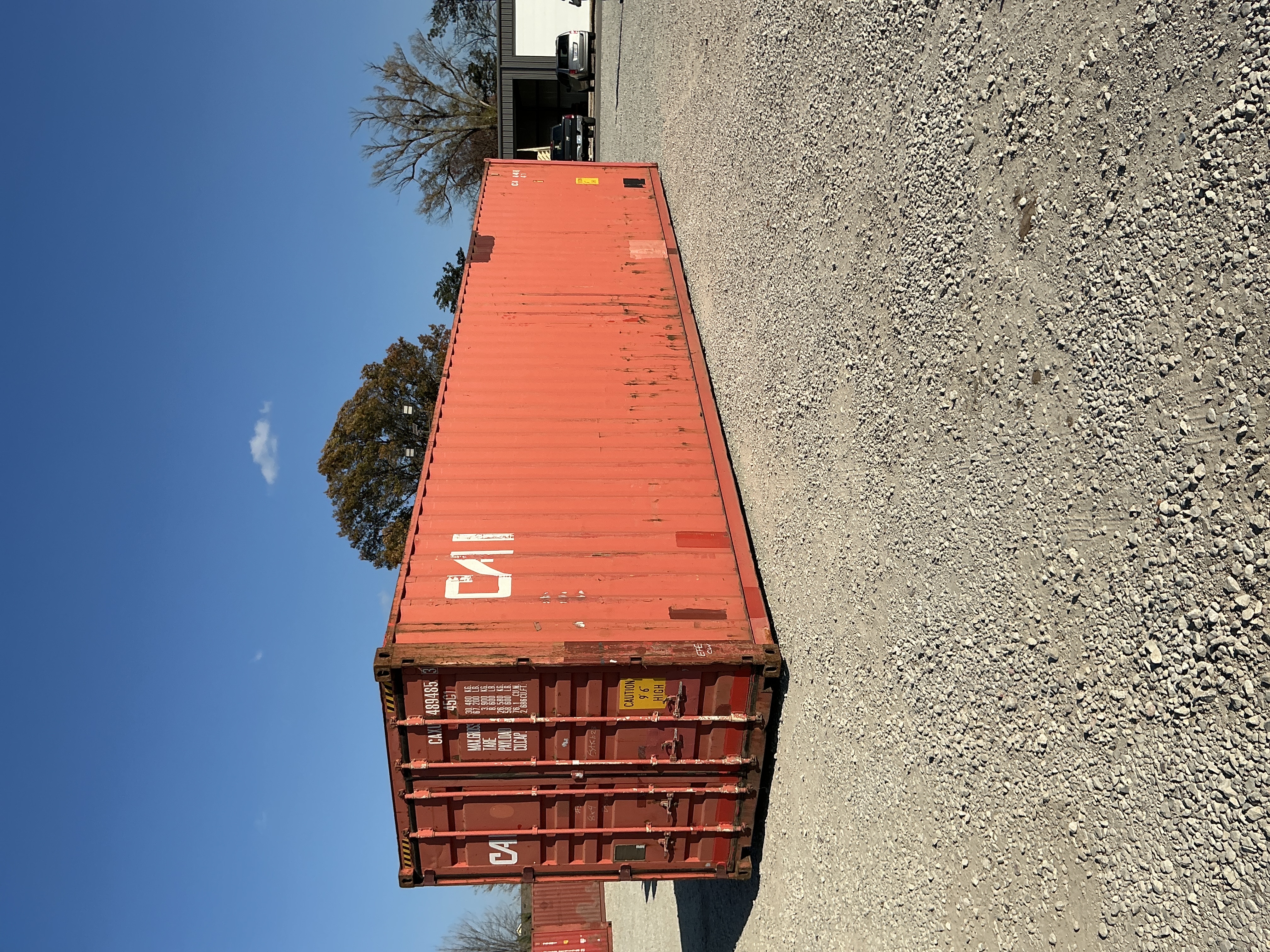 Front corner view of the product