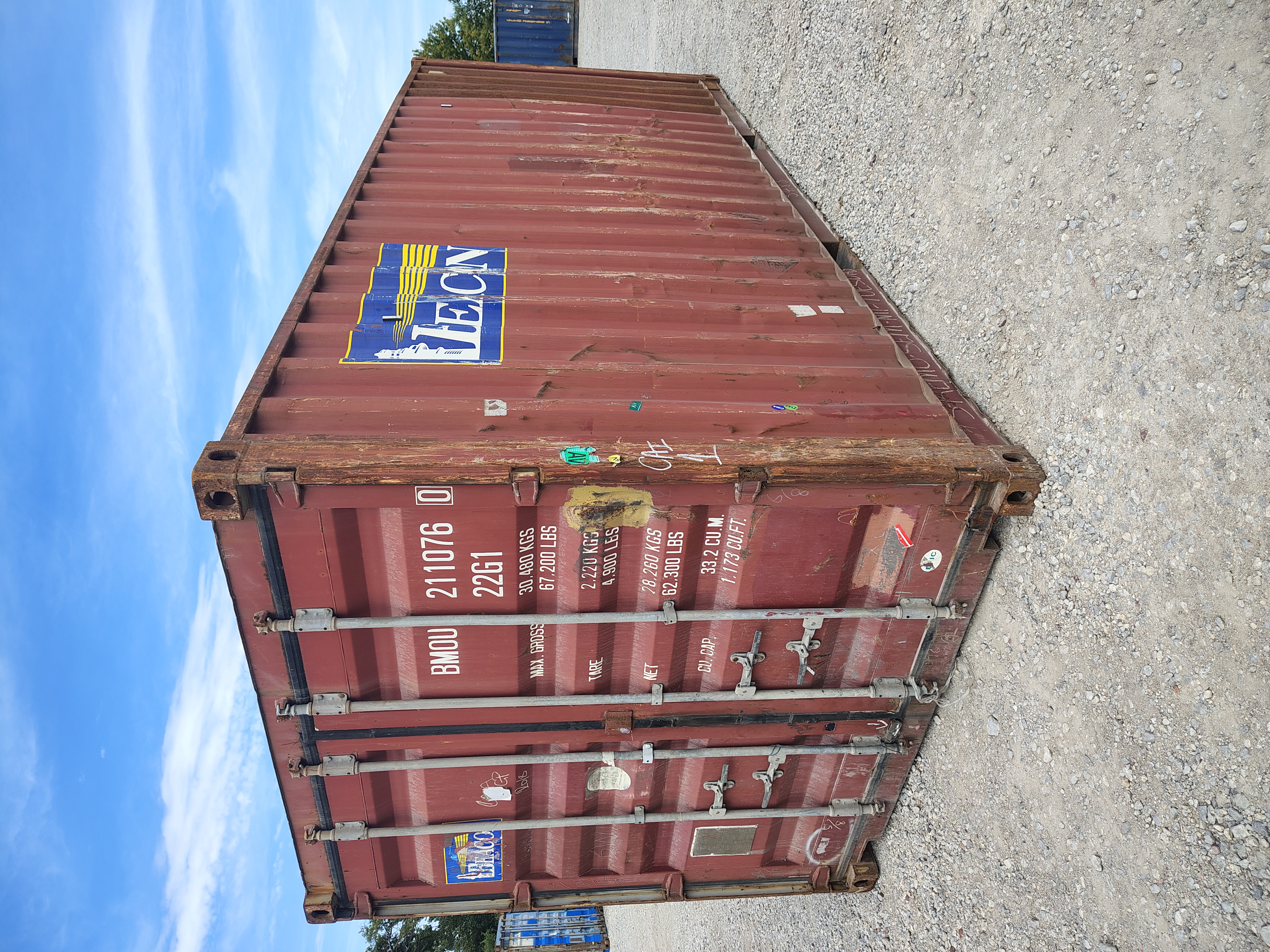 Front corner view of the product